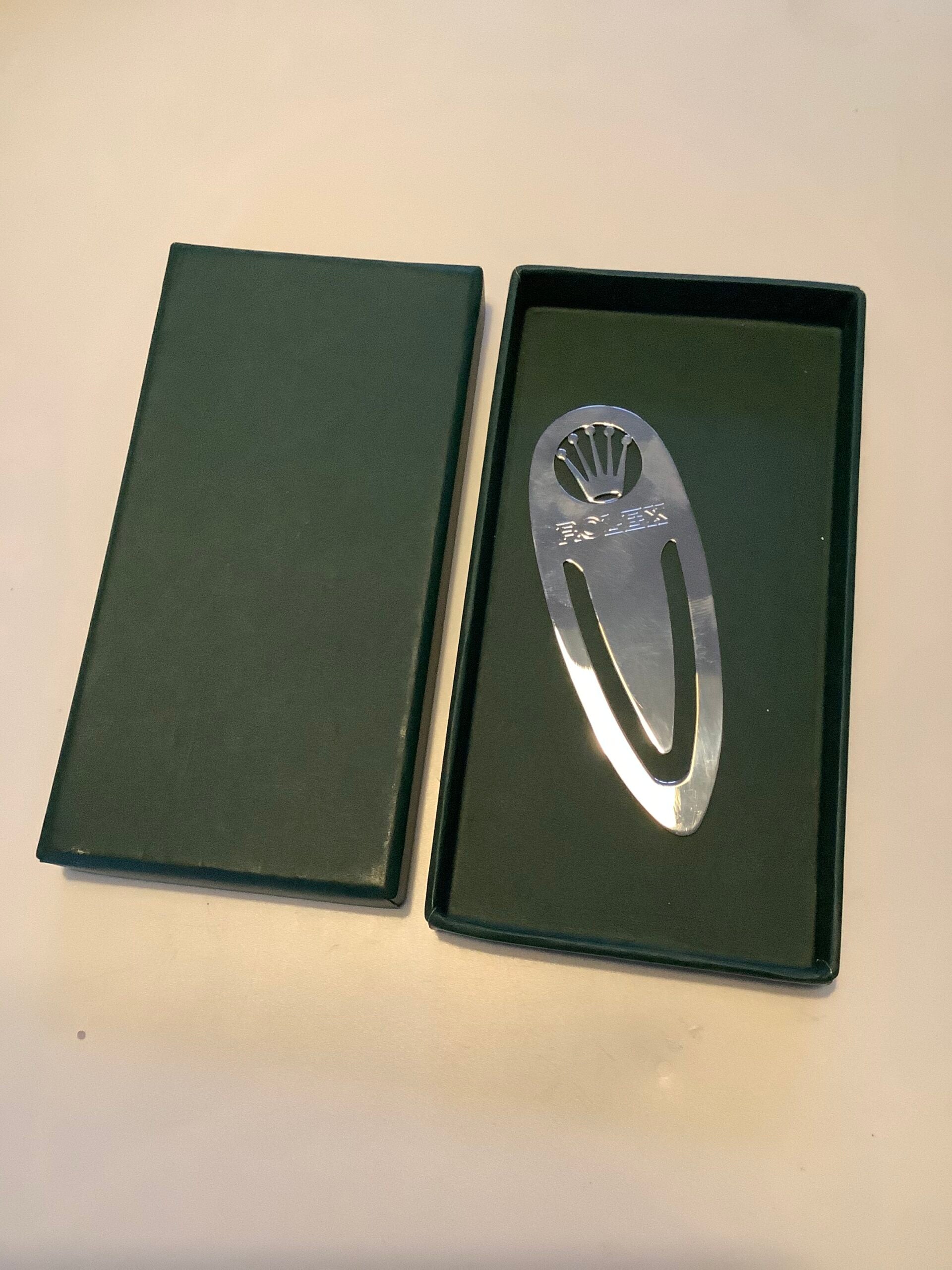 Rare Rolex silver Book Marker