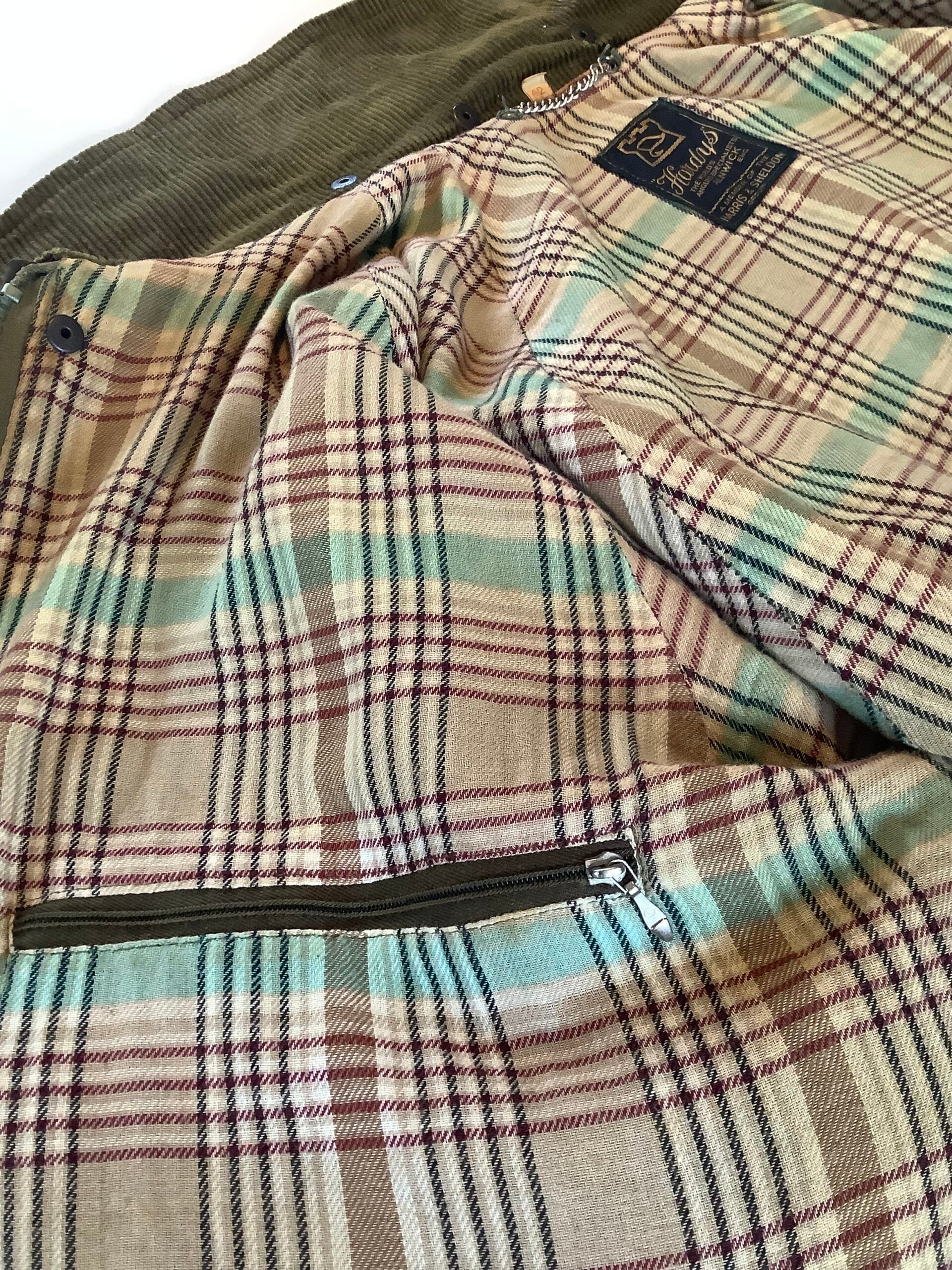 Vintage Hardy Bros 3/4 Length Wax Jacket