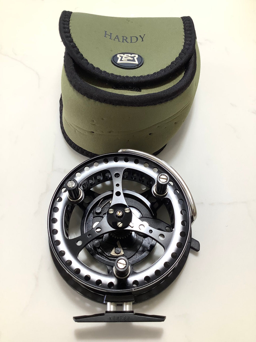 Hardy Bros CONQUEST Black version 4” Centrepin