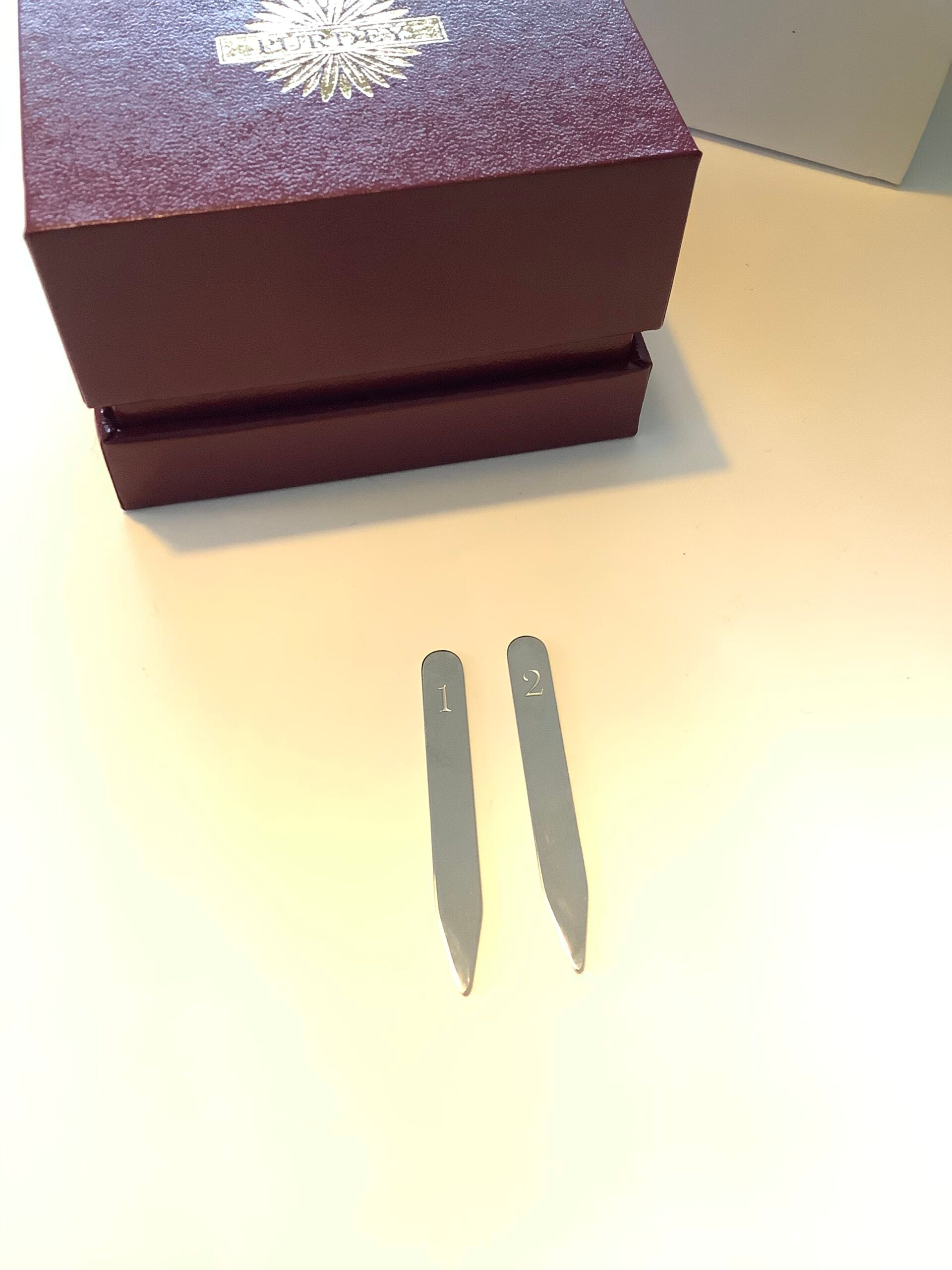 James Purdey Pair of Collar Stiffeners