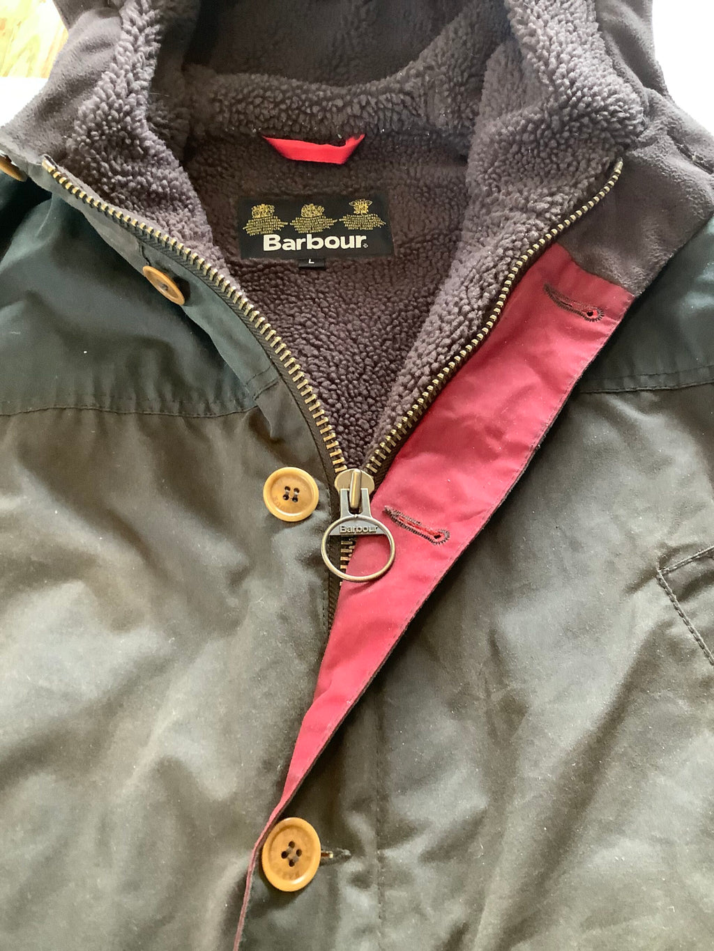 Rare Barbour “Game Parka” size Large