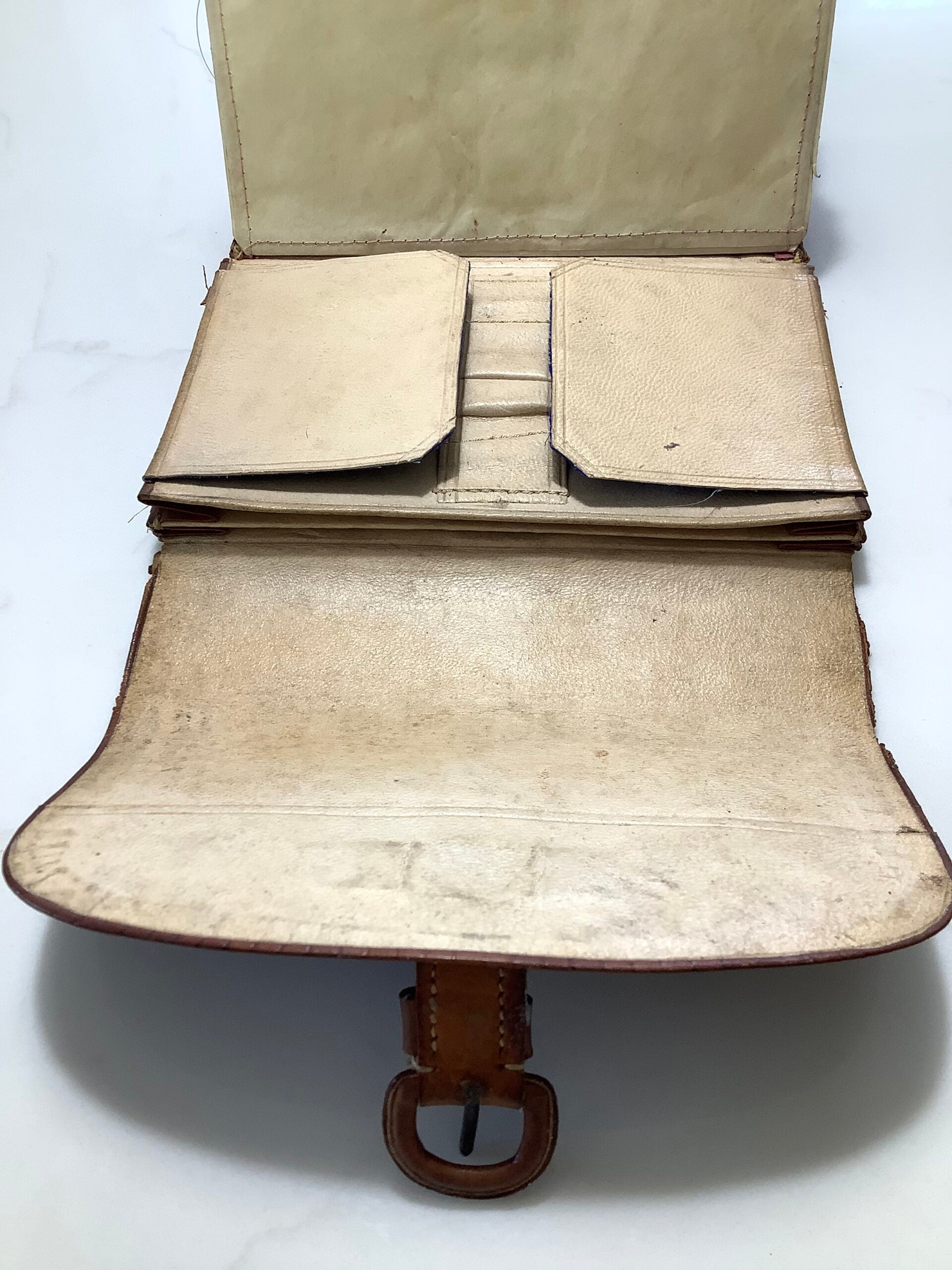 Antique Salmon/Trout Fly Wallet by Rare Maker “ ATKINSON of LANCASTER With Flies