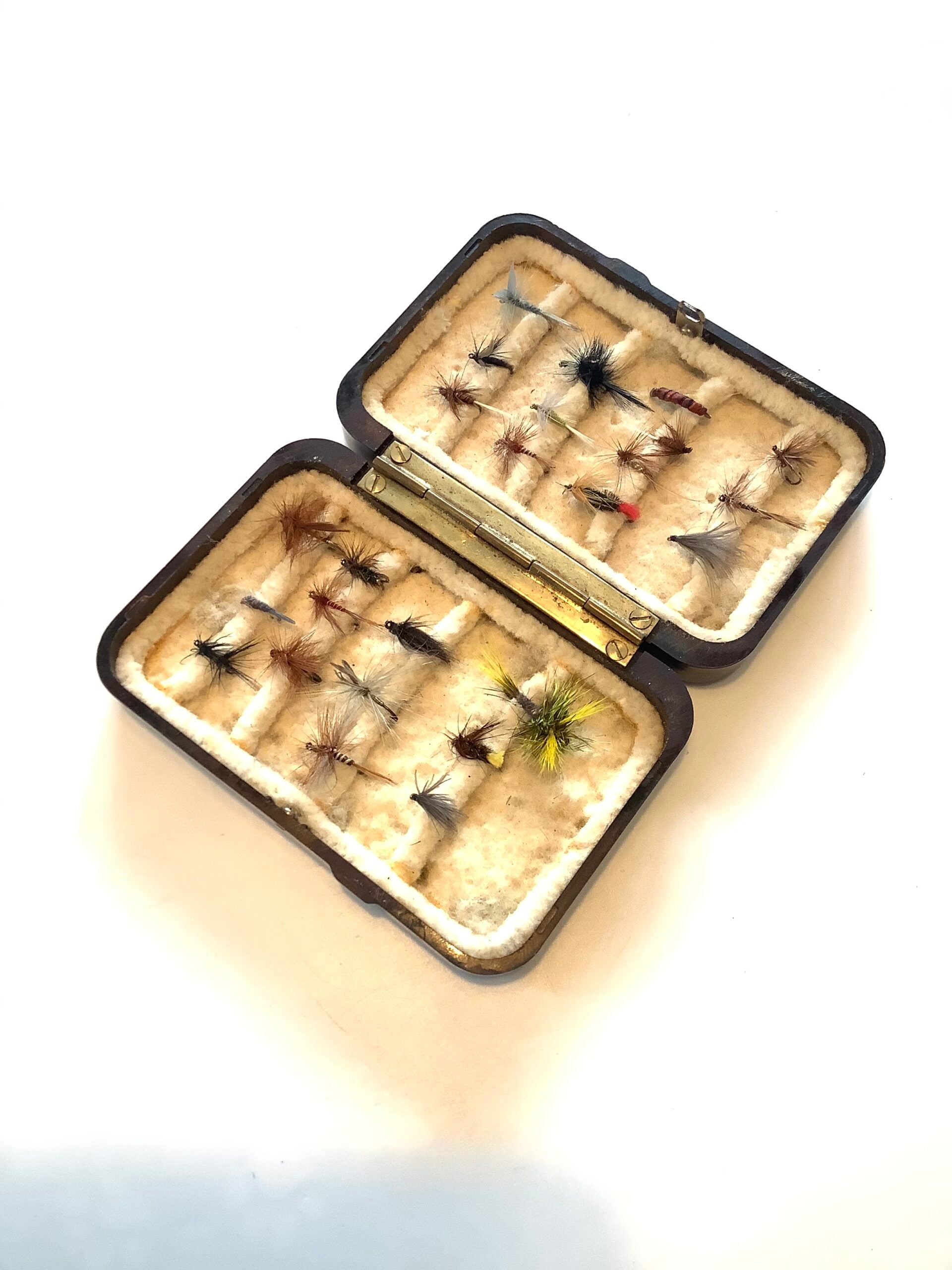 Antique Hardy Bros Neroda smallest pocket fly box