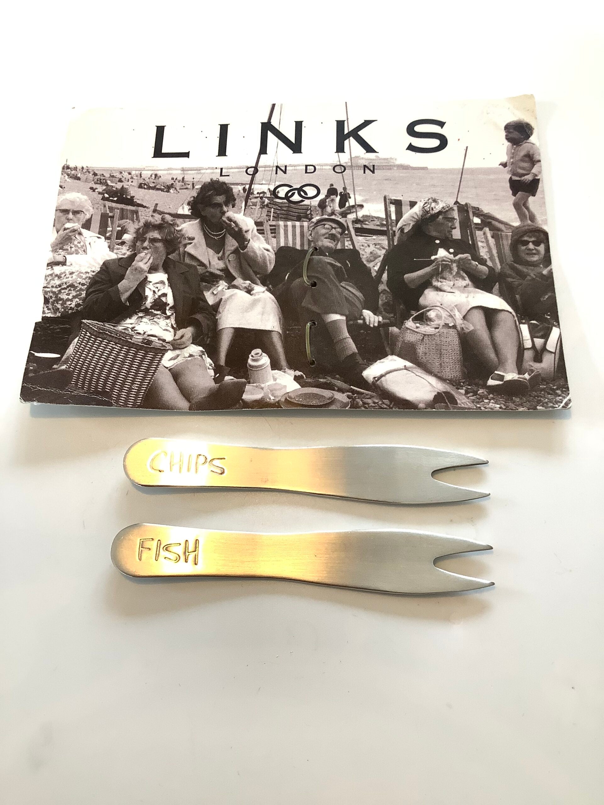 Links of London Silver Fish Chip Forks