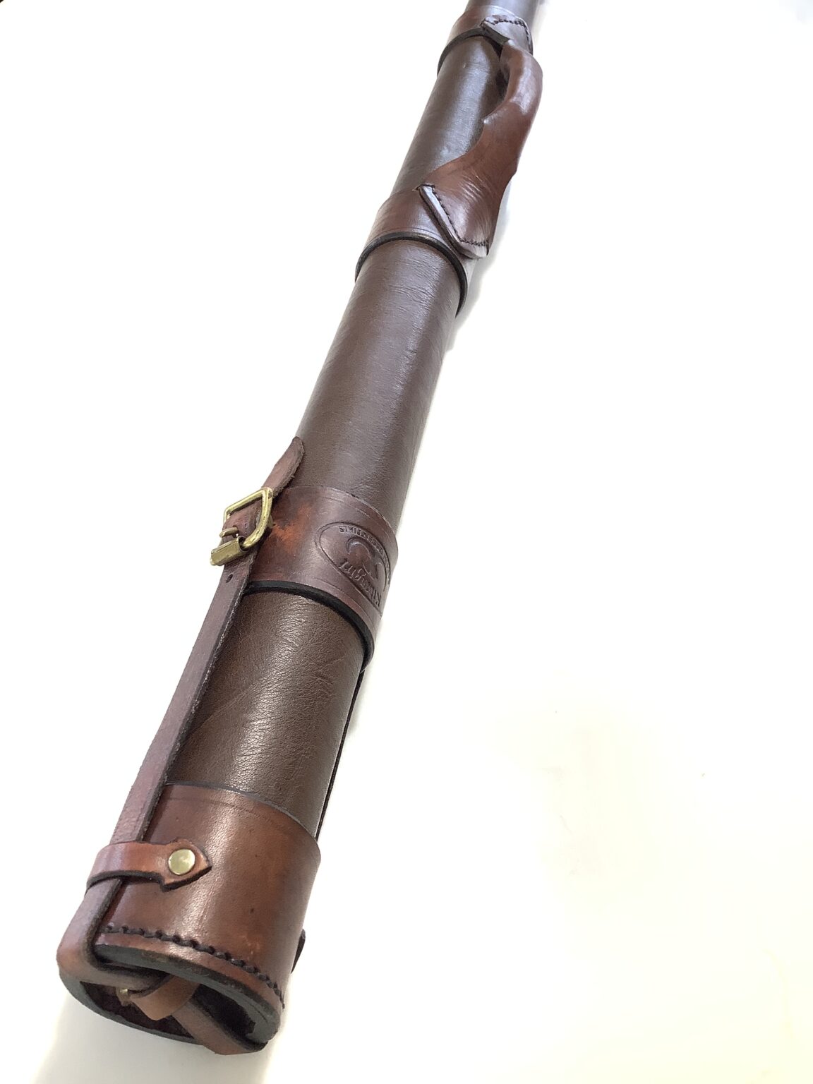 High Quality Hand crafted Leather Rod carrier.
