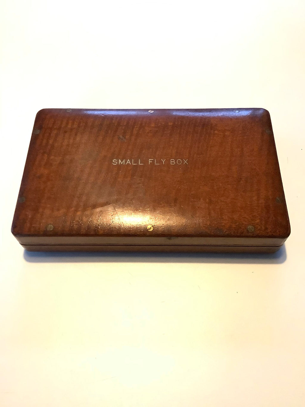 Antique Hardy Bros Mahogany “ Club” fly Box