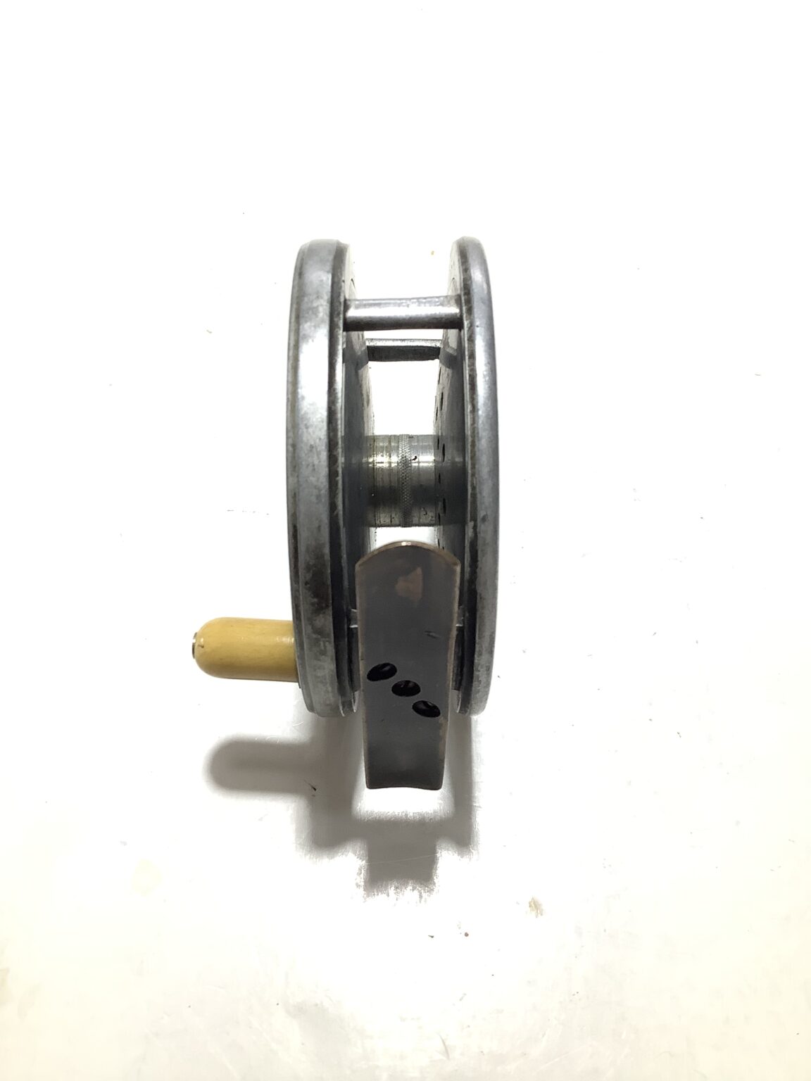 Very Rare Antique HARDY BROS Brass Faced Perfect Narrow Drum Fly Reel