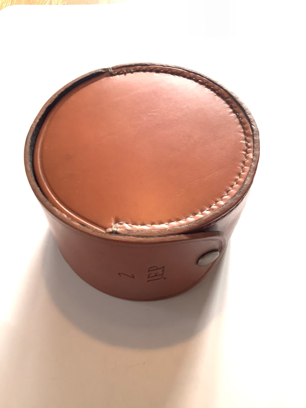 Brett Parsons Hand made Leather Reel Case