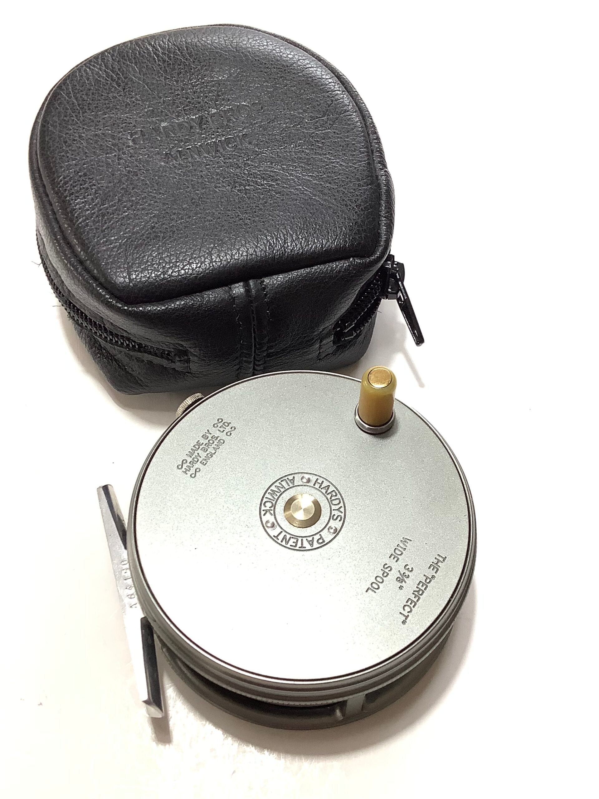 NEW HARDY BROS THE “ PERFECT” WIDE SPOOL 33/8” Fly Reel