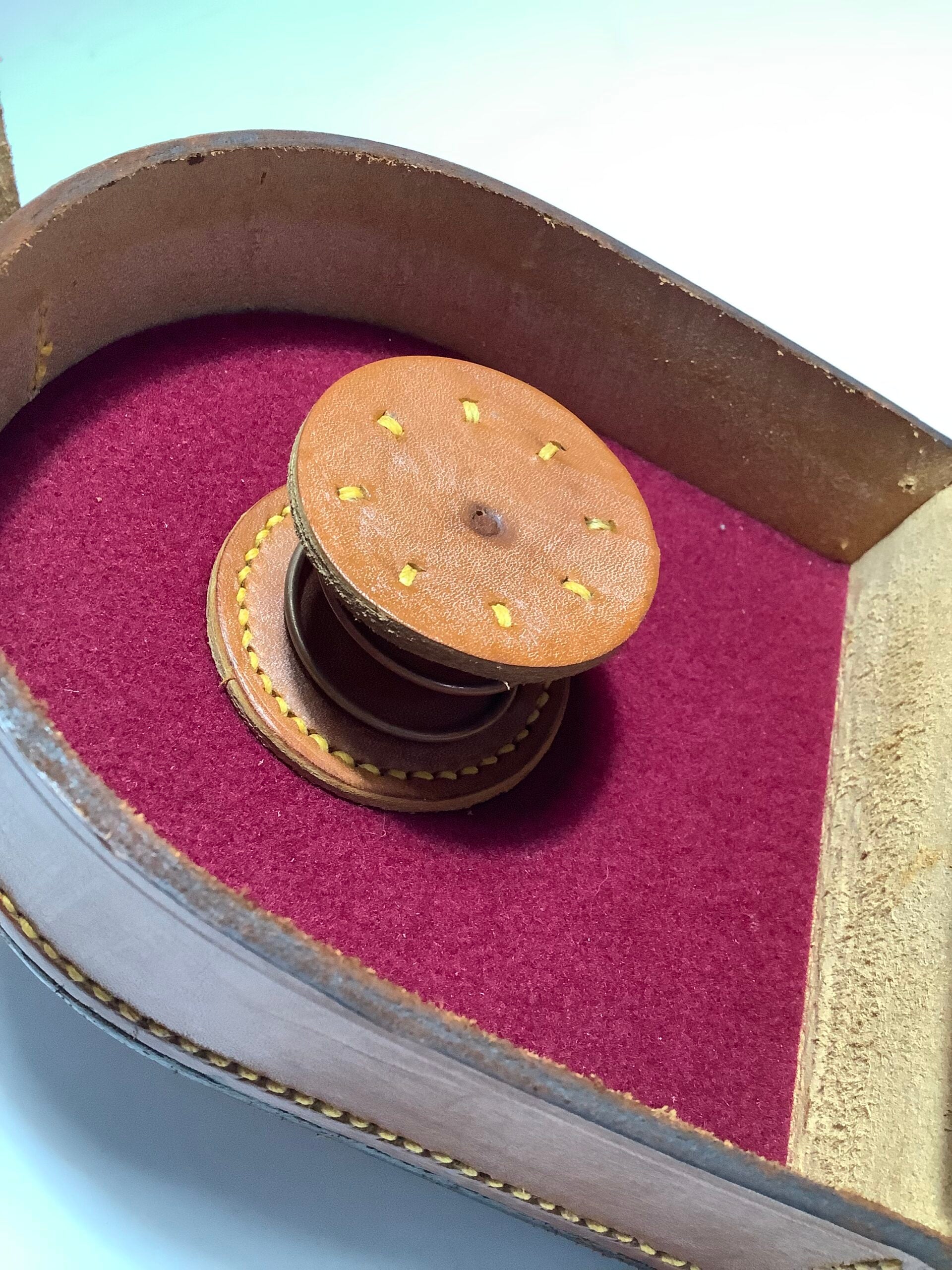 Quality Hand Crafted  4 1/2” Centrepin Reel case by Peter Loam
