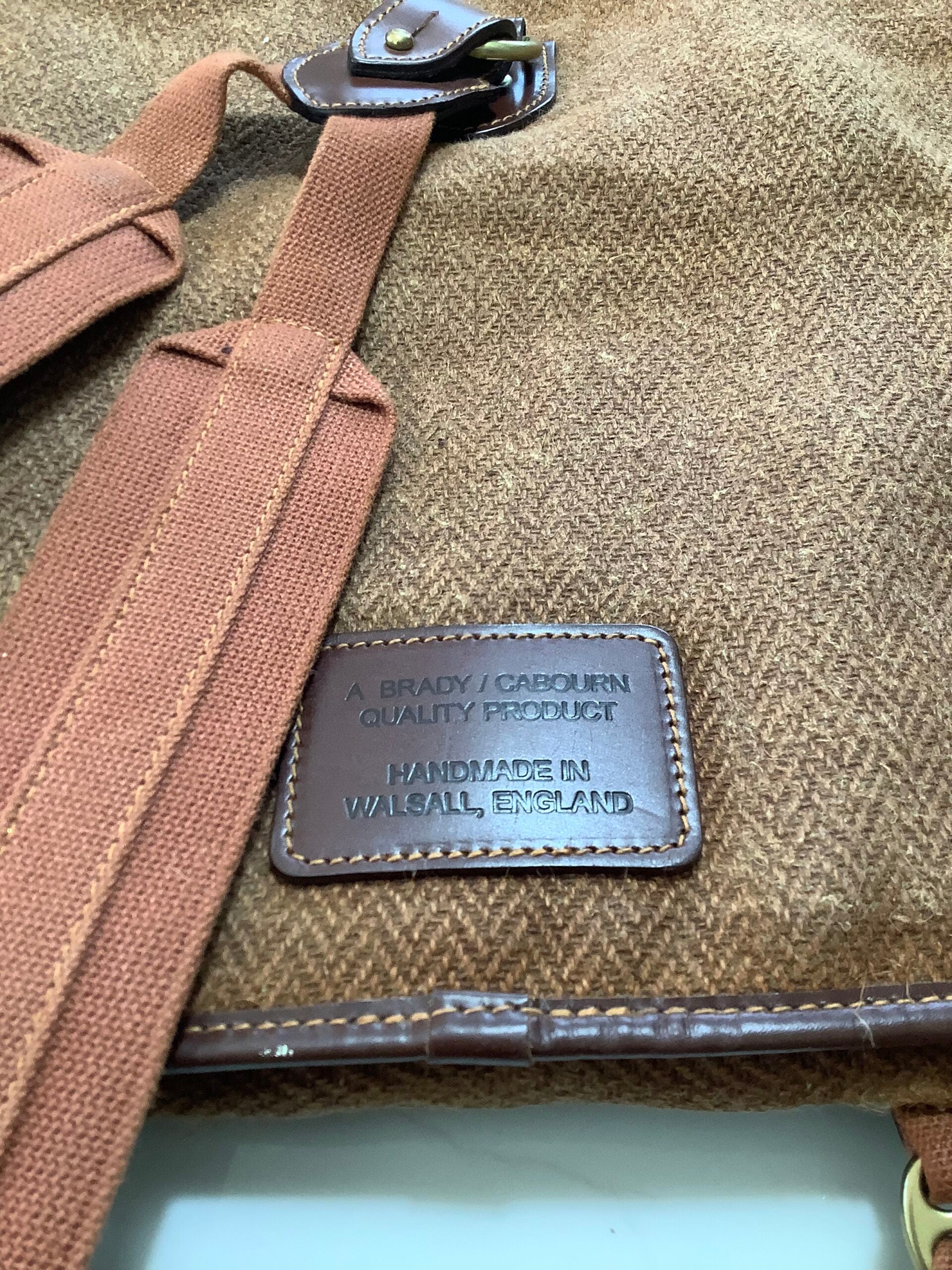 Scarce BRADY Nigel Cabourn Fishermans Bag Hold all with Shoulder Straps