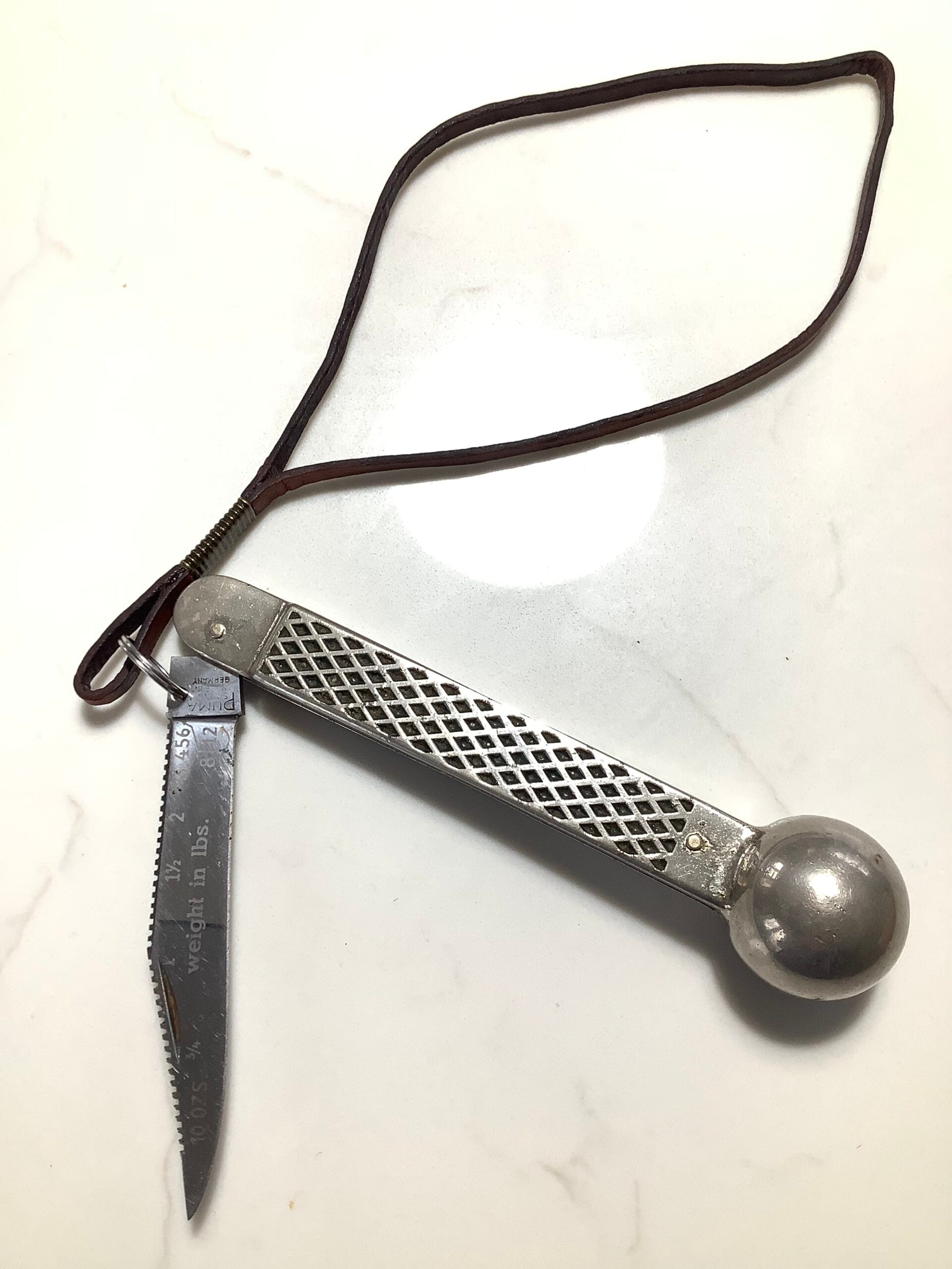 PUMA Fisherman’s Combination Tool Knife/Priest weighing Balance