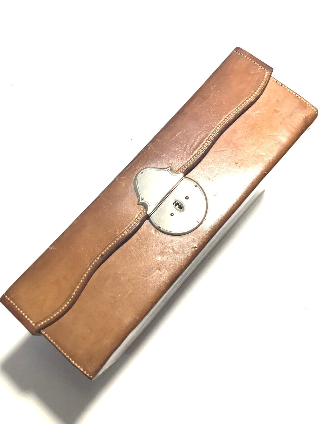 Antique Leather Hold-all or Tackle Box etc.