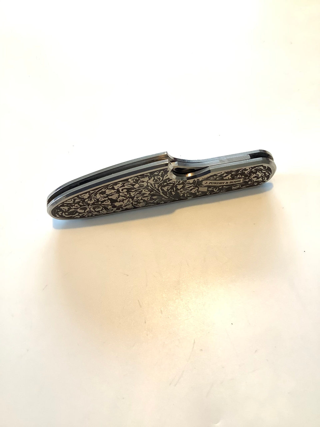 James Purdey Gun Scroll Folding Knife