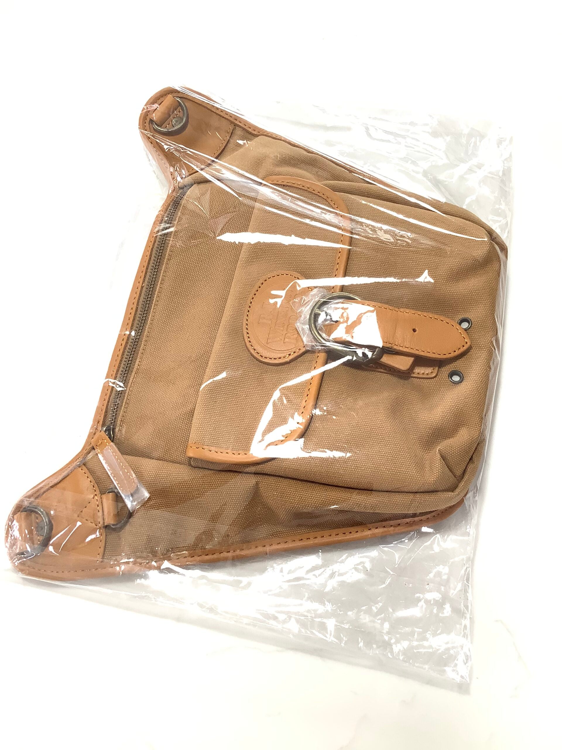 NEW unused R.L.WINSTON Rod Company Leather Canvas Hold-all