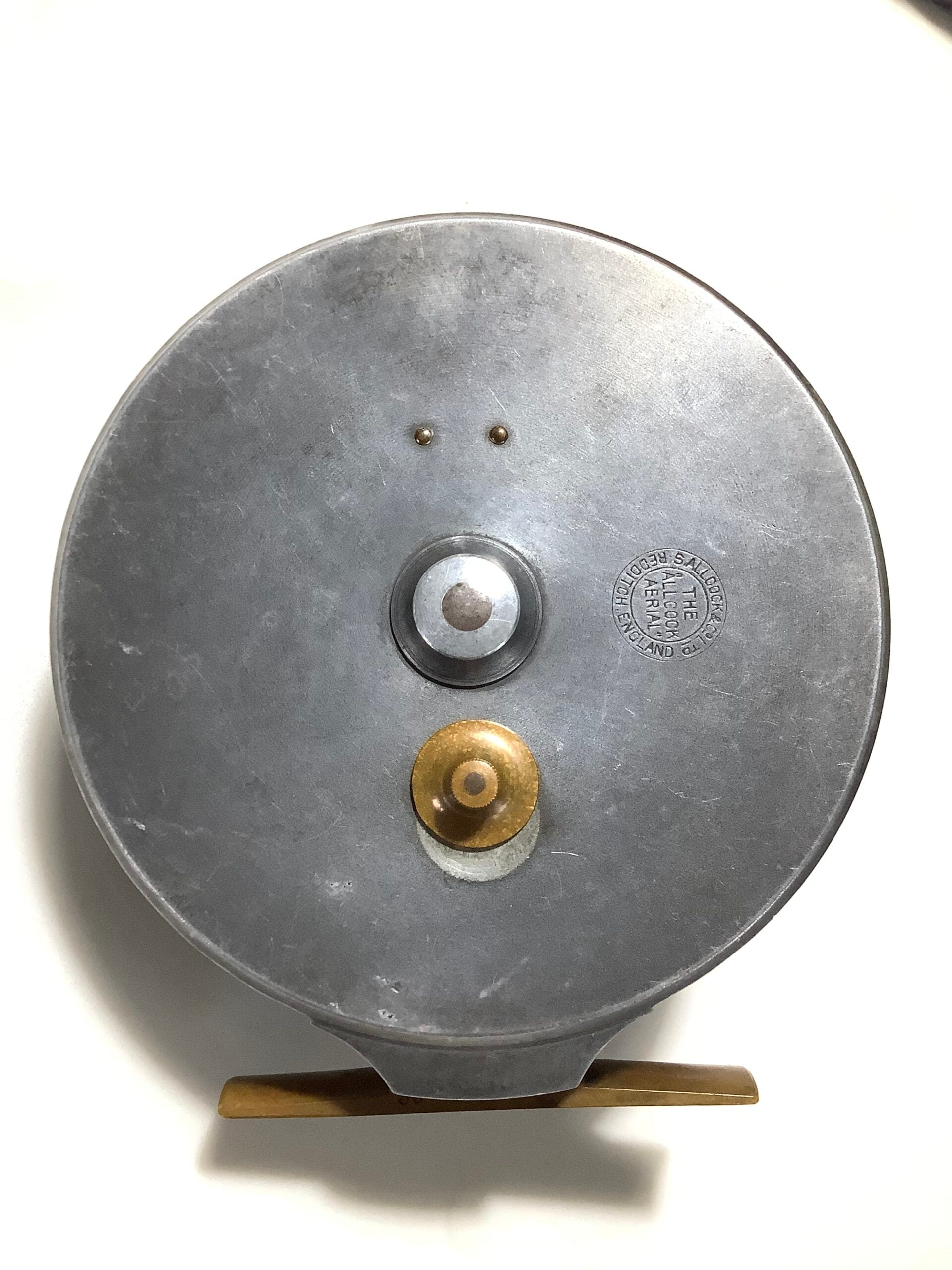 Antique Allcock Aerial 1914 Wide drum Centrepin