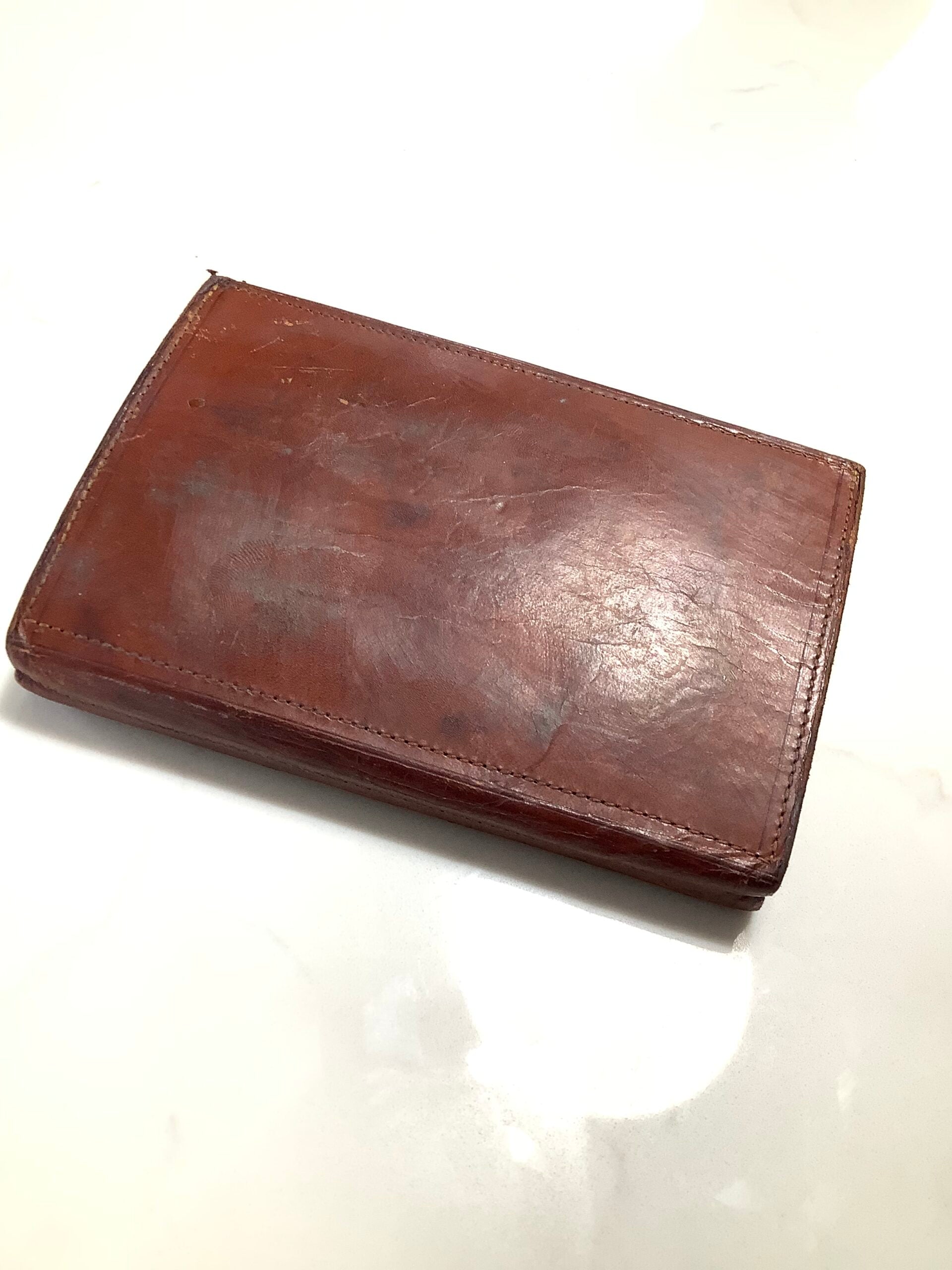 Antique HARDY BROS HALFORD cast Wallet with Hardy Bros gut tippets
