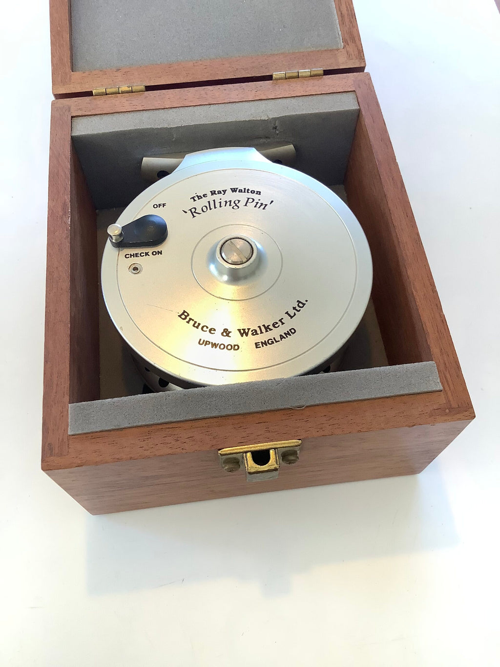 Bruce Walker Ray Walton Rolling Pin Centre Pin Reel.