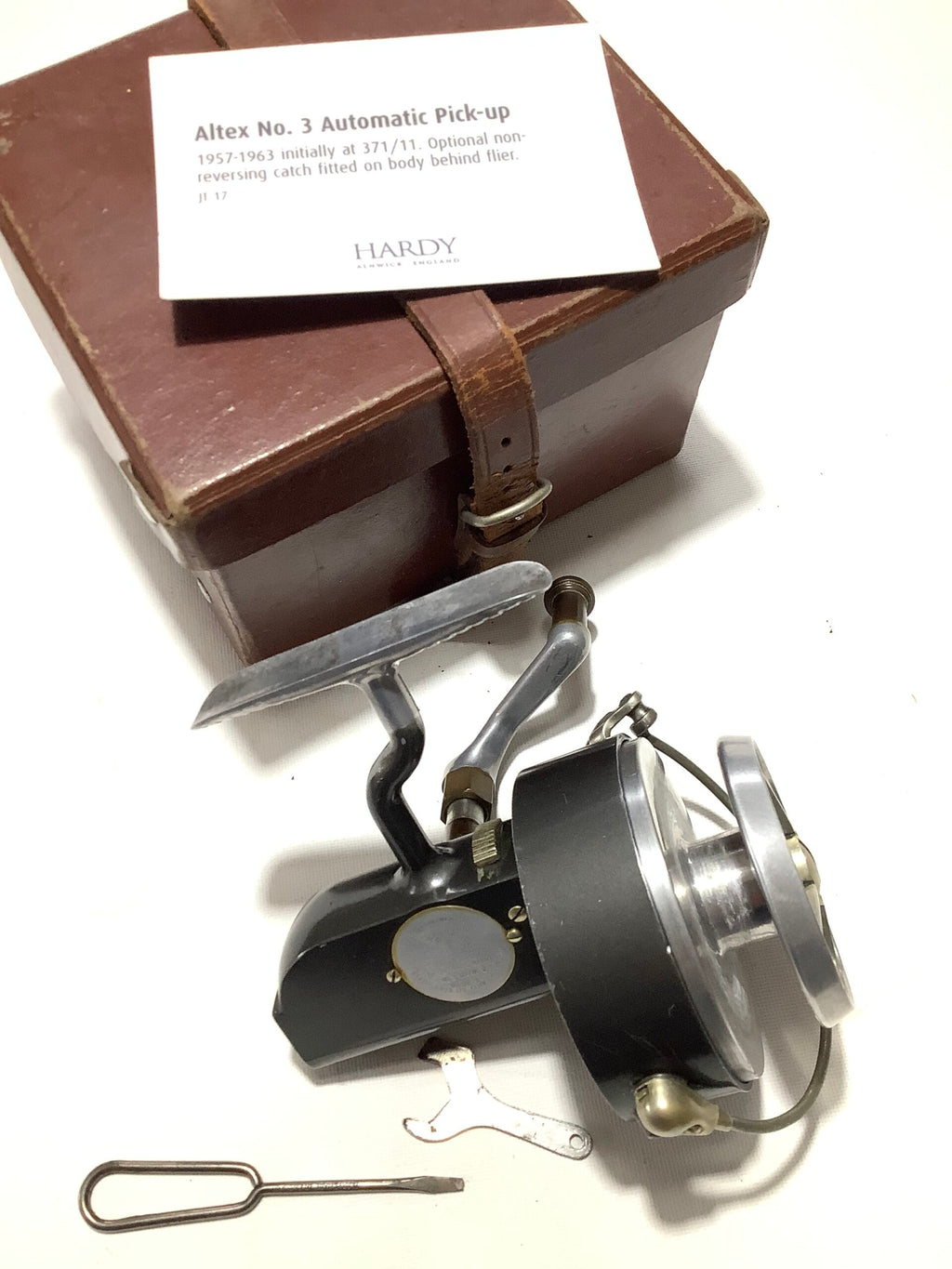 Vintage HARDY BROS No.3 ALTEX REEL with Box Tools