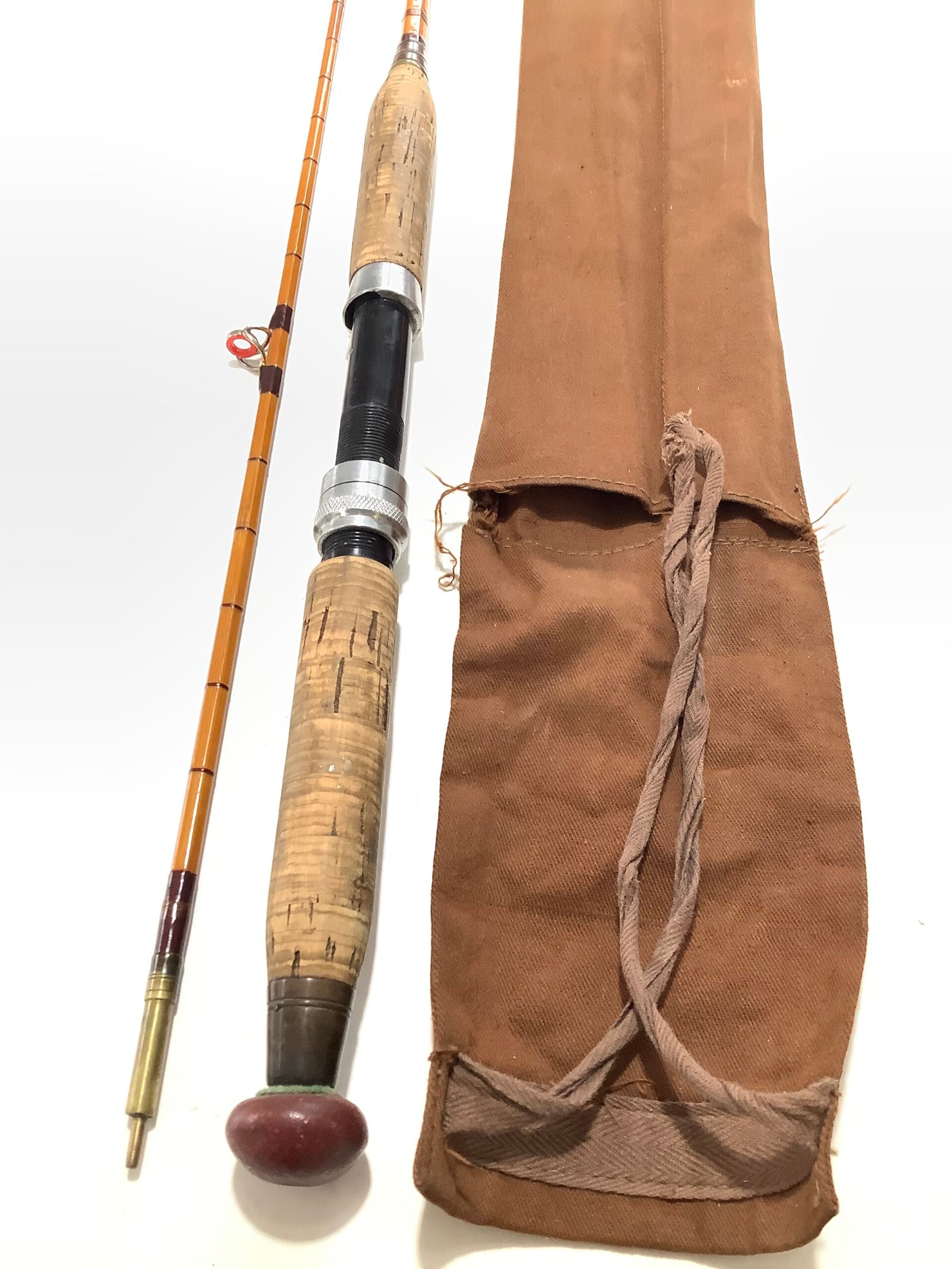 Built Cane 7ft Light Caster Rod by Allcocks deluxe model