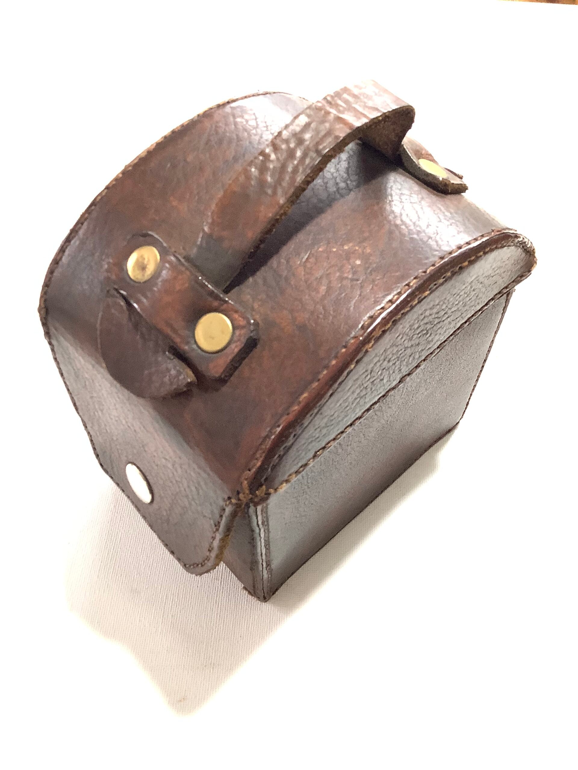 Vintage Block Leather Reel Cases