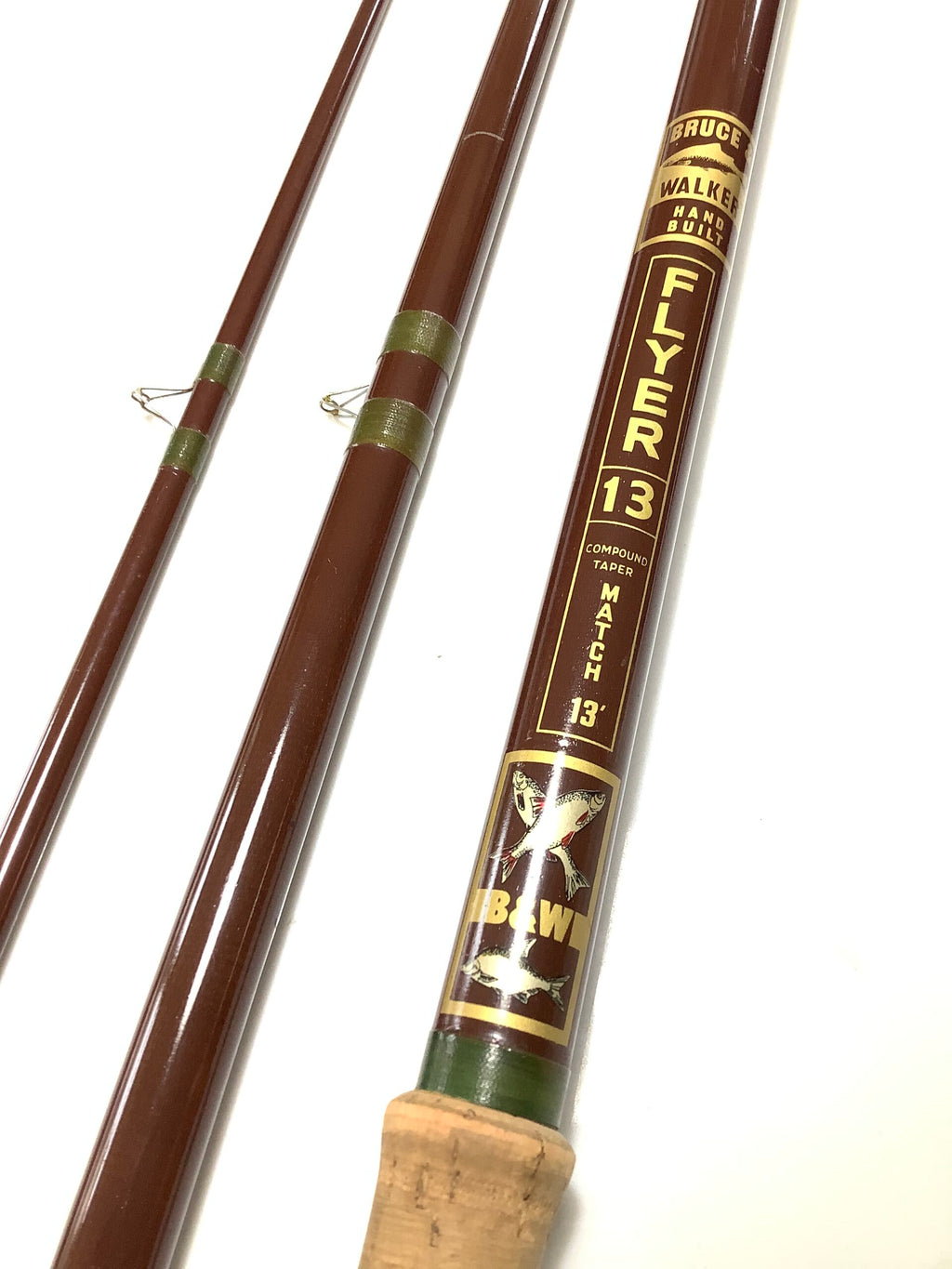 bruce and walker fly fishing rod & - Hexagraph 8'6" 2pc 5-7wt Graphite Scarce Bruce Walker FLYER 13ft