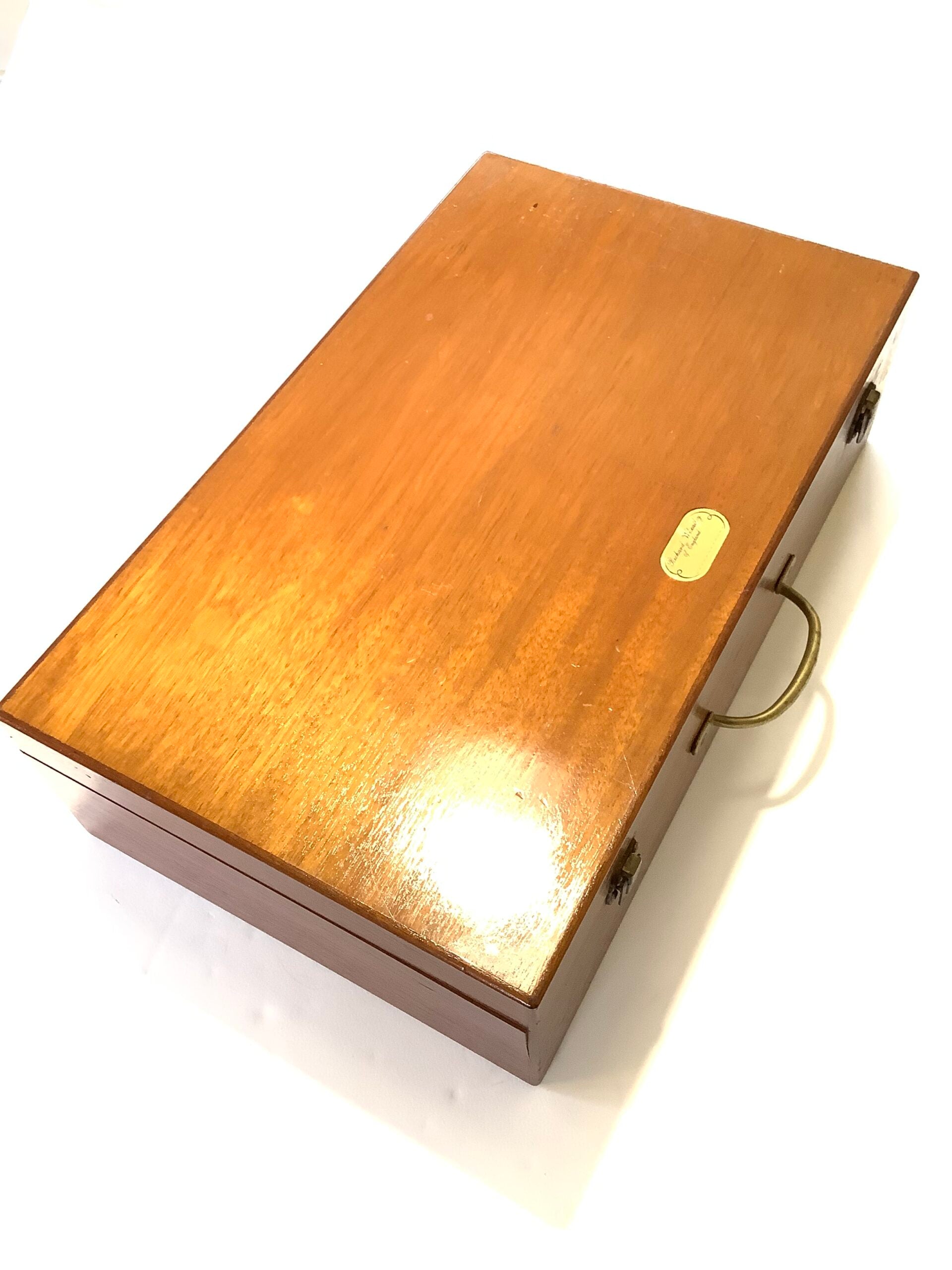 Very Rare Vintage Richard Wheatley Mahogany Fly Tyers Cabinet