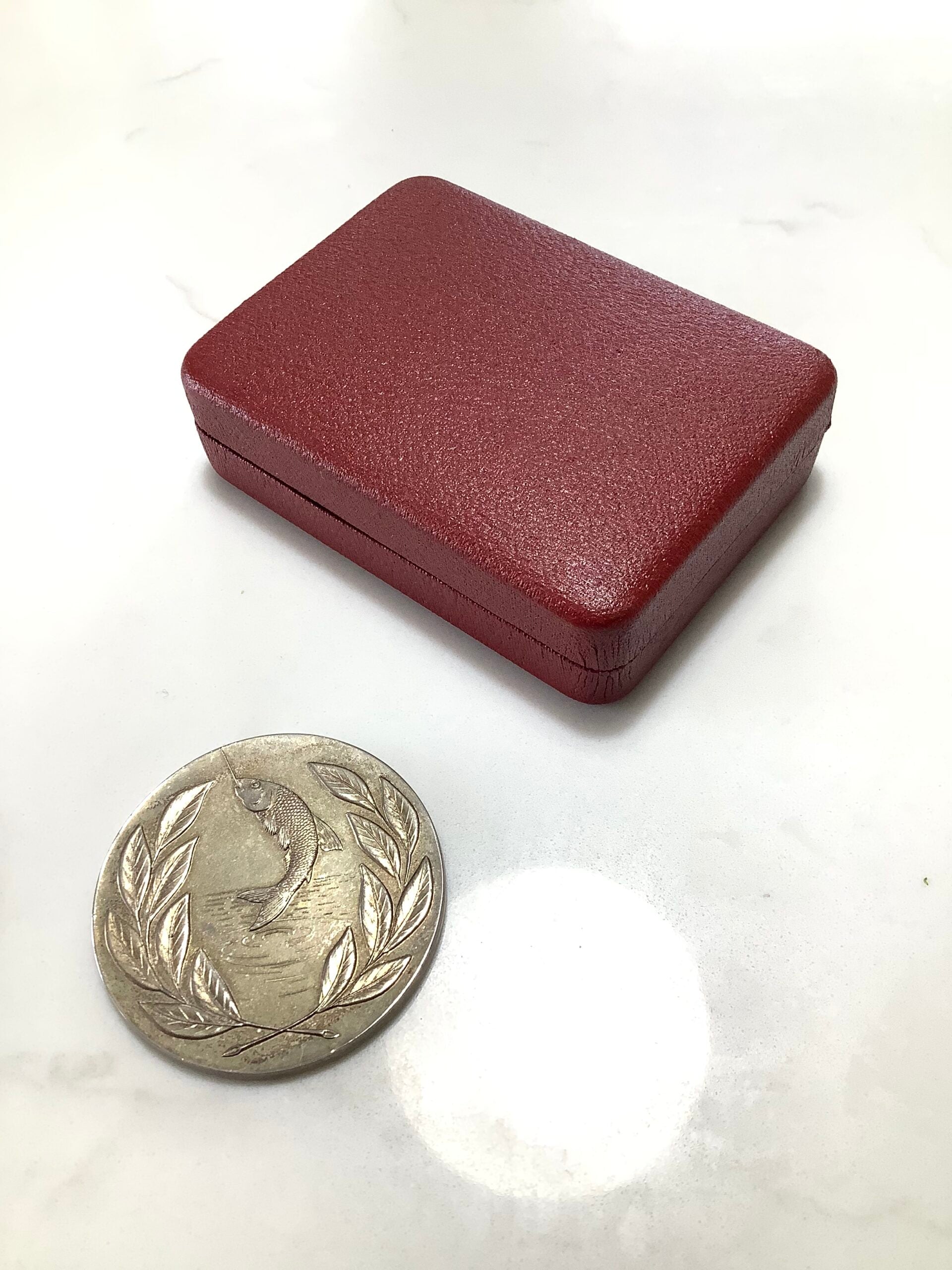 Vintage NATIONAL FEDERATION OF ANGLING NATIONAL ANGLING CHAMPIONSHIP Silver Medal