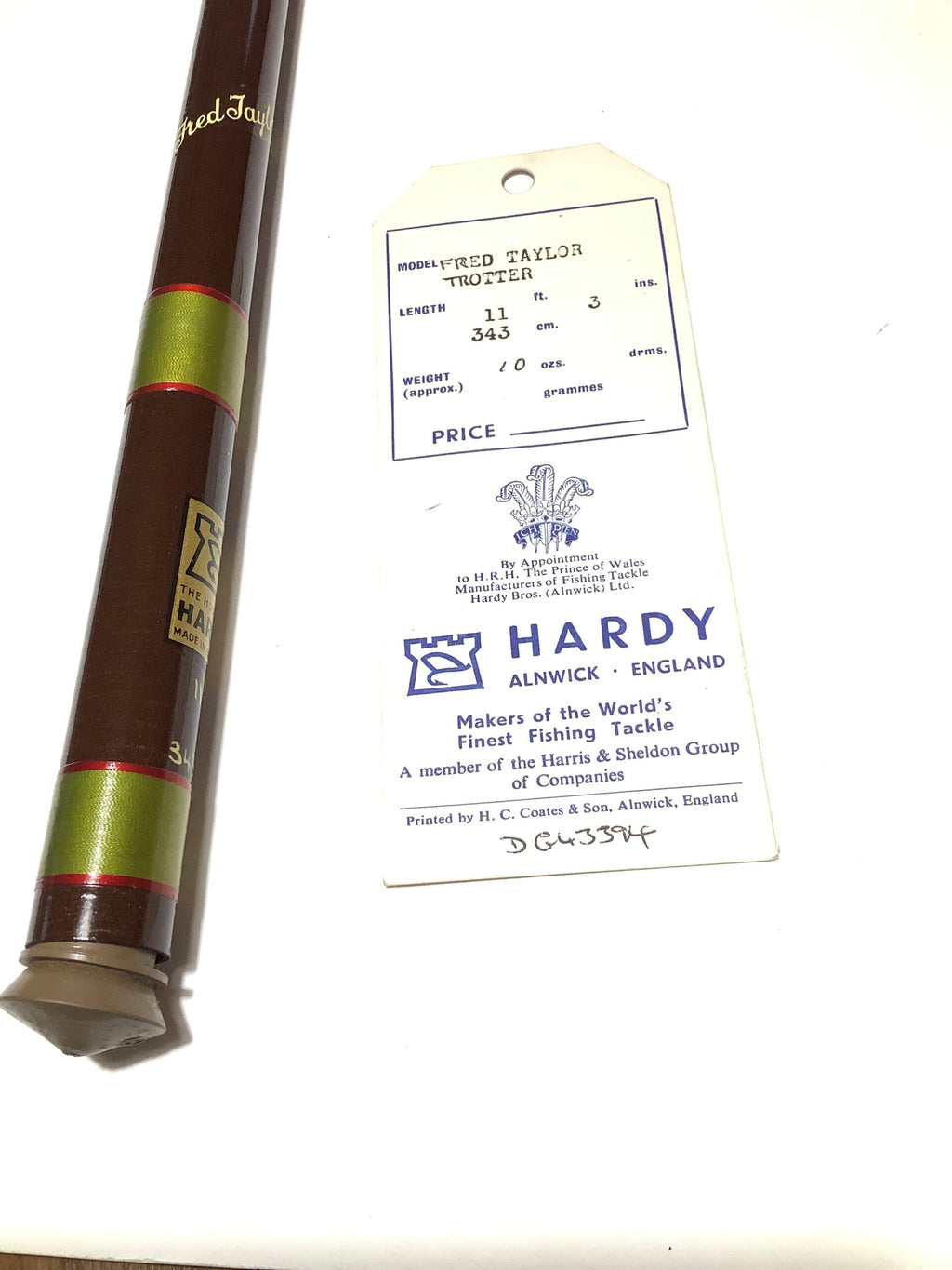 Mint Hardy Bros Fred Taylor Trotter Rod