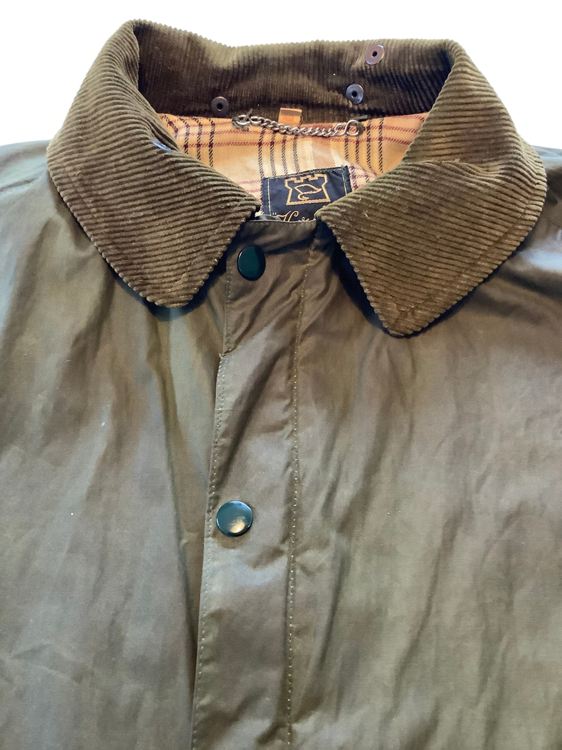 Vintage Hardy Bros 3/4 Length Wax Jacket