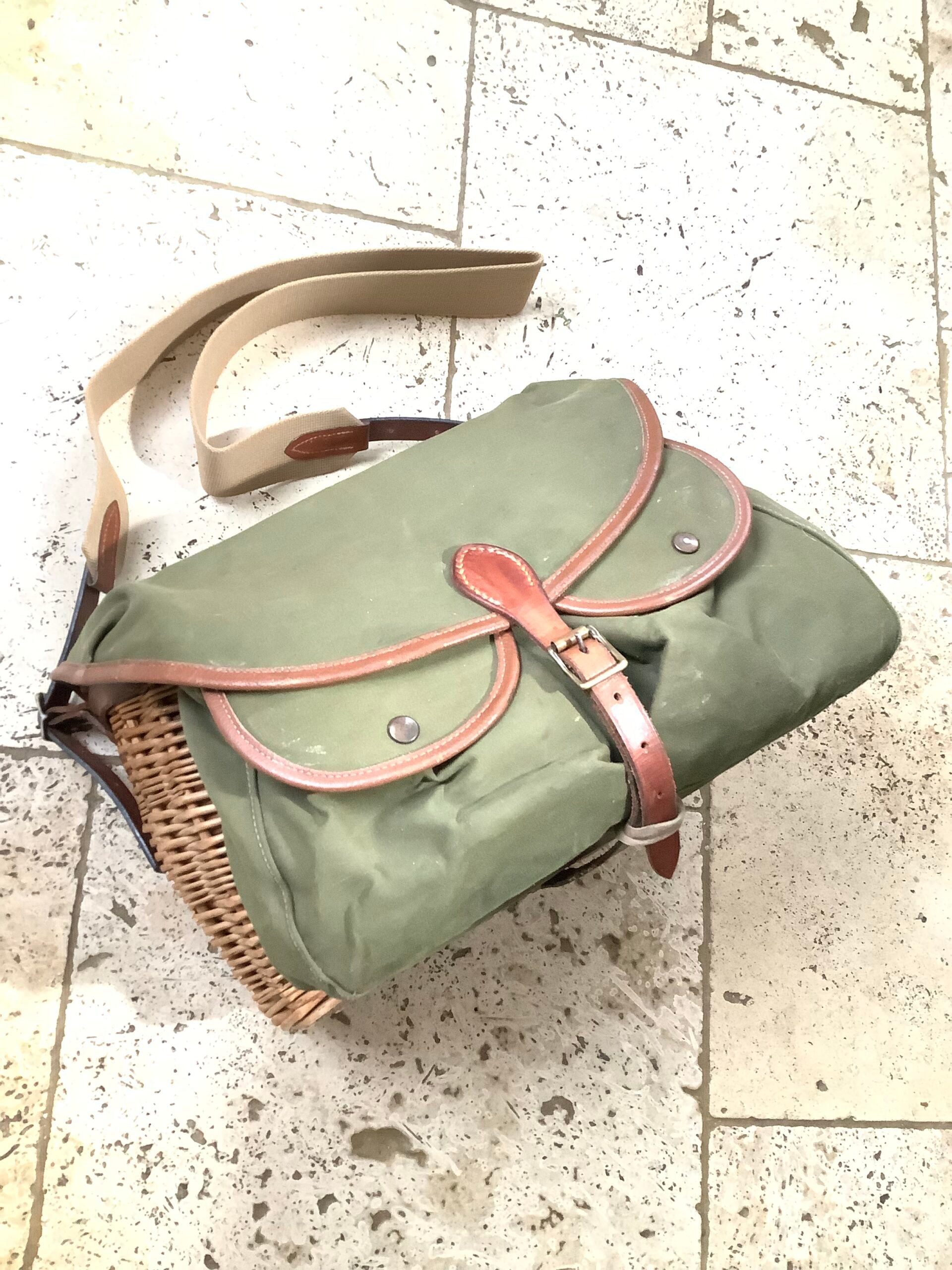 Vintage BRADY Conway Fisherman’s Creel/Bag