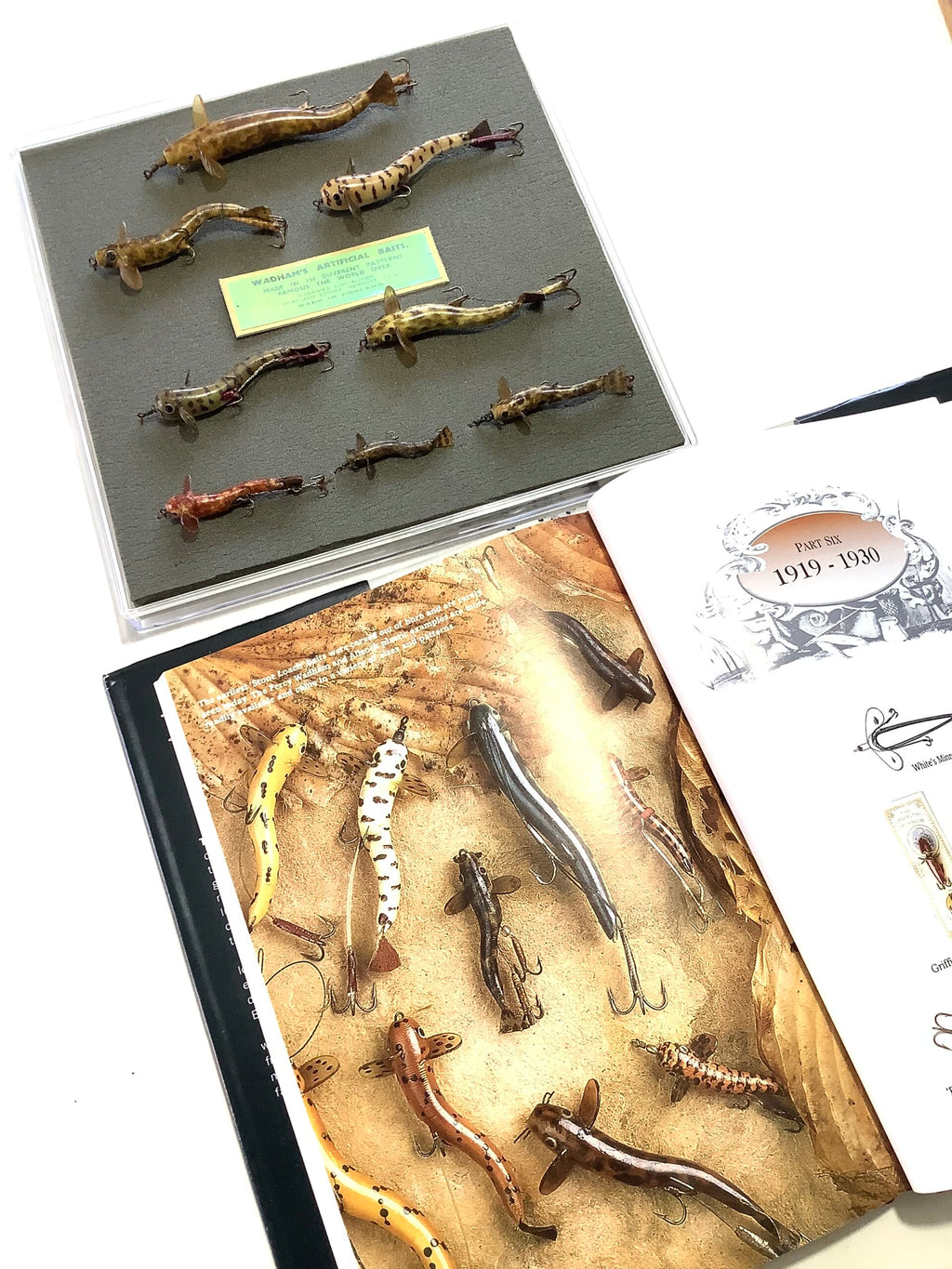 Antique Collection of PERCY WADHAMS “ Stone Loach “ Early carved Horn Versions