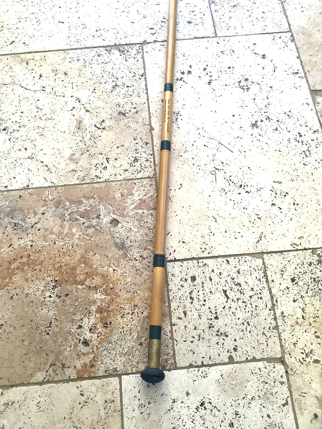 Hand built Tonkin Cane Landing Net by Dave Austin belonged to Martin James M.B.E