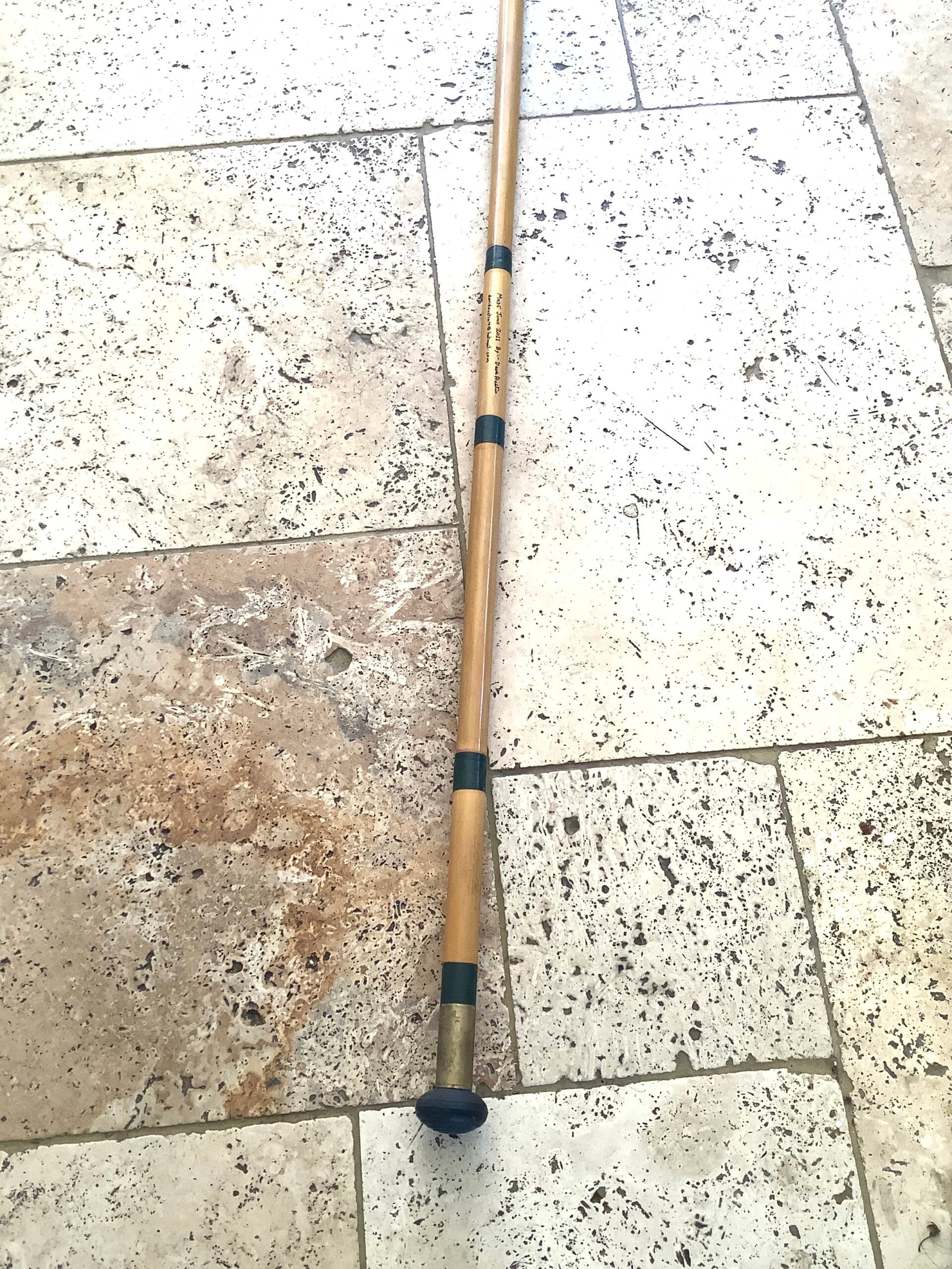 Hand built Tonkin Cane Landing Net by Dave Austin belonged to Martin James M.B.E