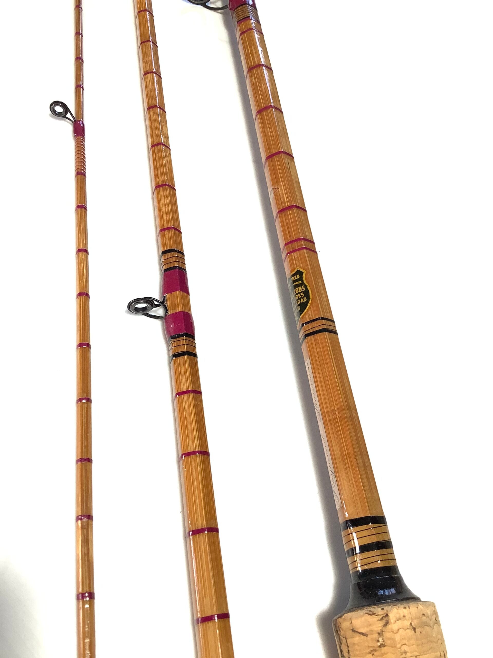 PRECISION RODS TUDOR WORKS Black label 11ft Built Cane AVON Rod