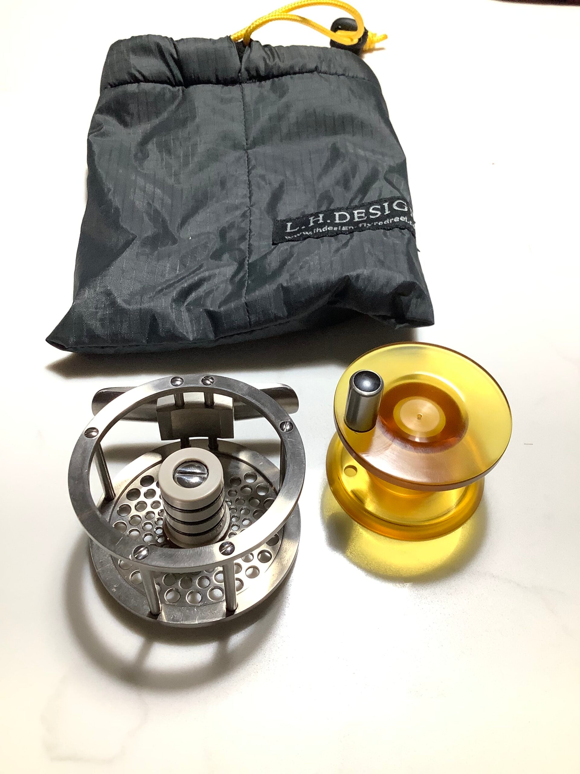 L.H.DESIGN Leen Huisman AMBER #2/3 Smallest Size Fly Reel