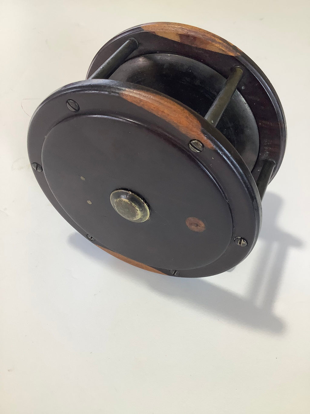 Antique Perth Salmon Fly Reel 4 1/2” Wide Drum