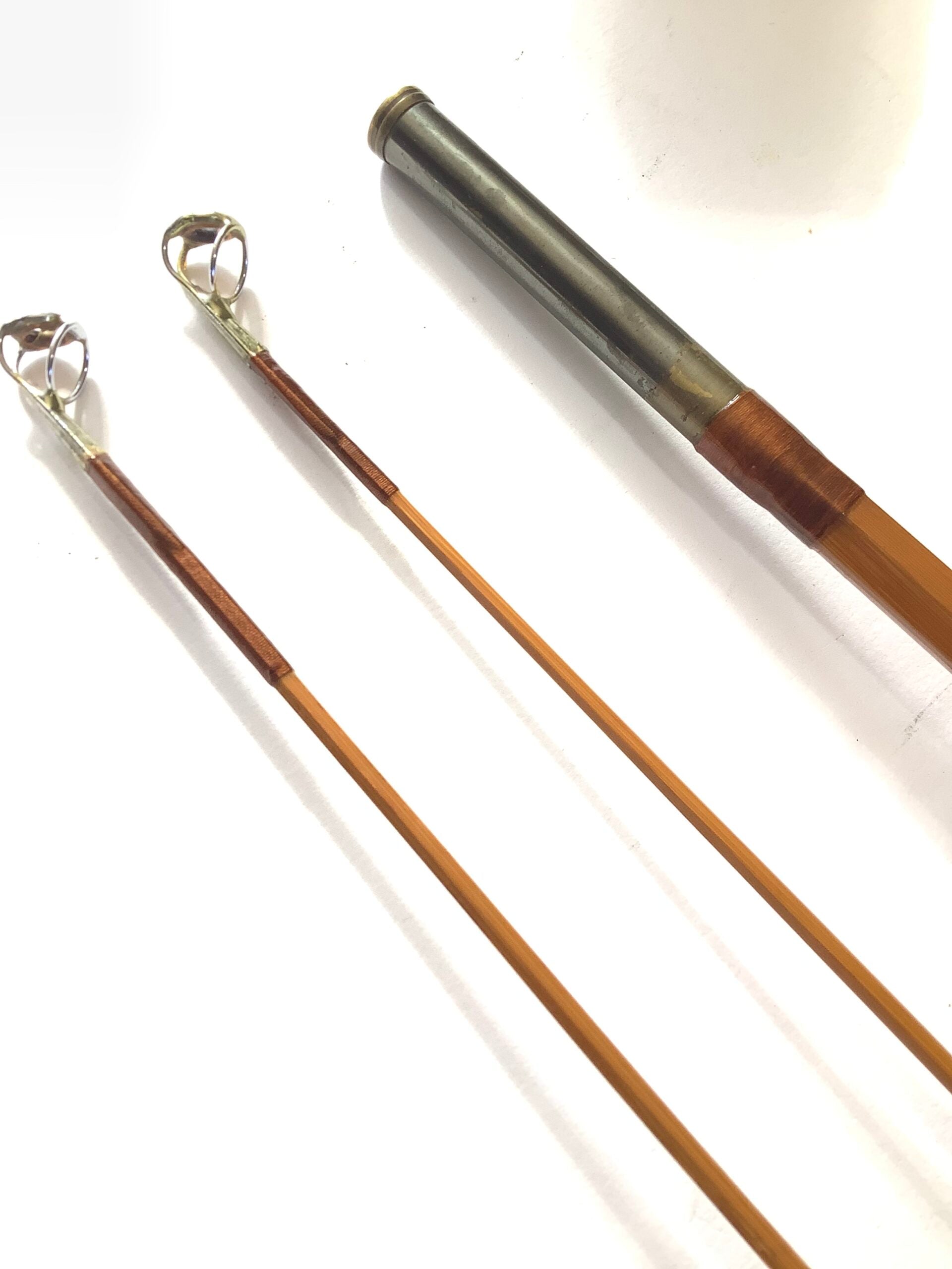 Scarce ALLCOCK Co 10FT CARP/AVON Two tips Built Cane Rod