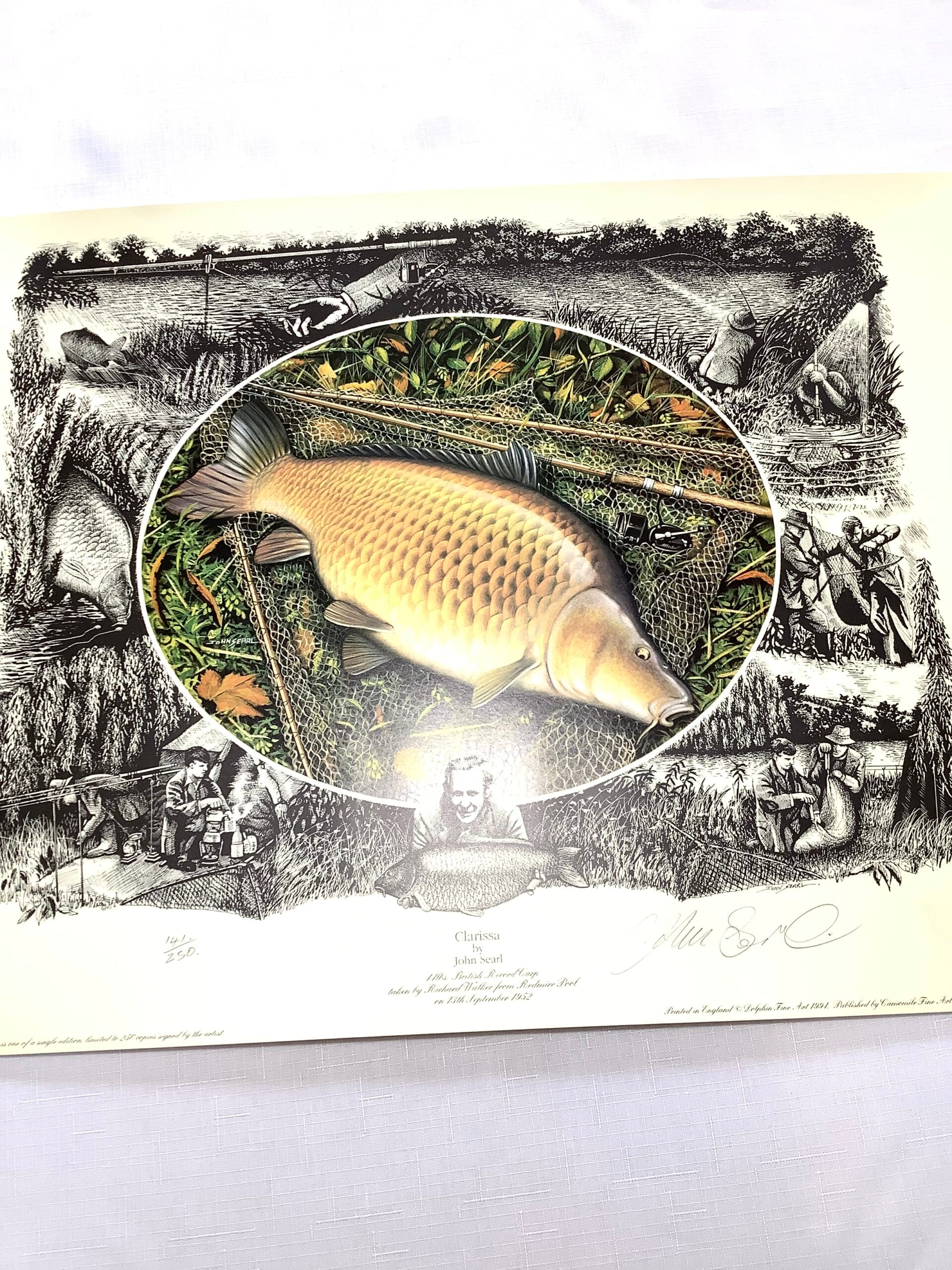 CLARISSA BY JOHN SEARL LIMITED EDITION RICHARD WALKER