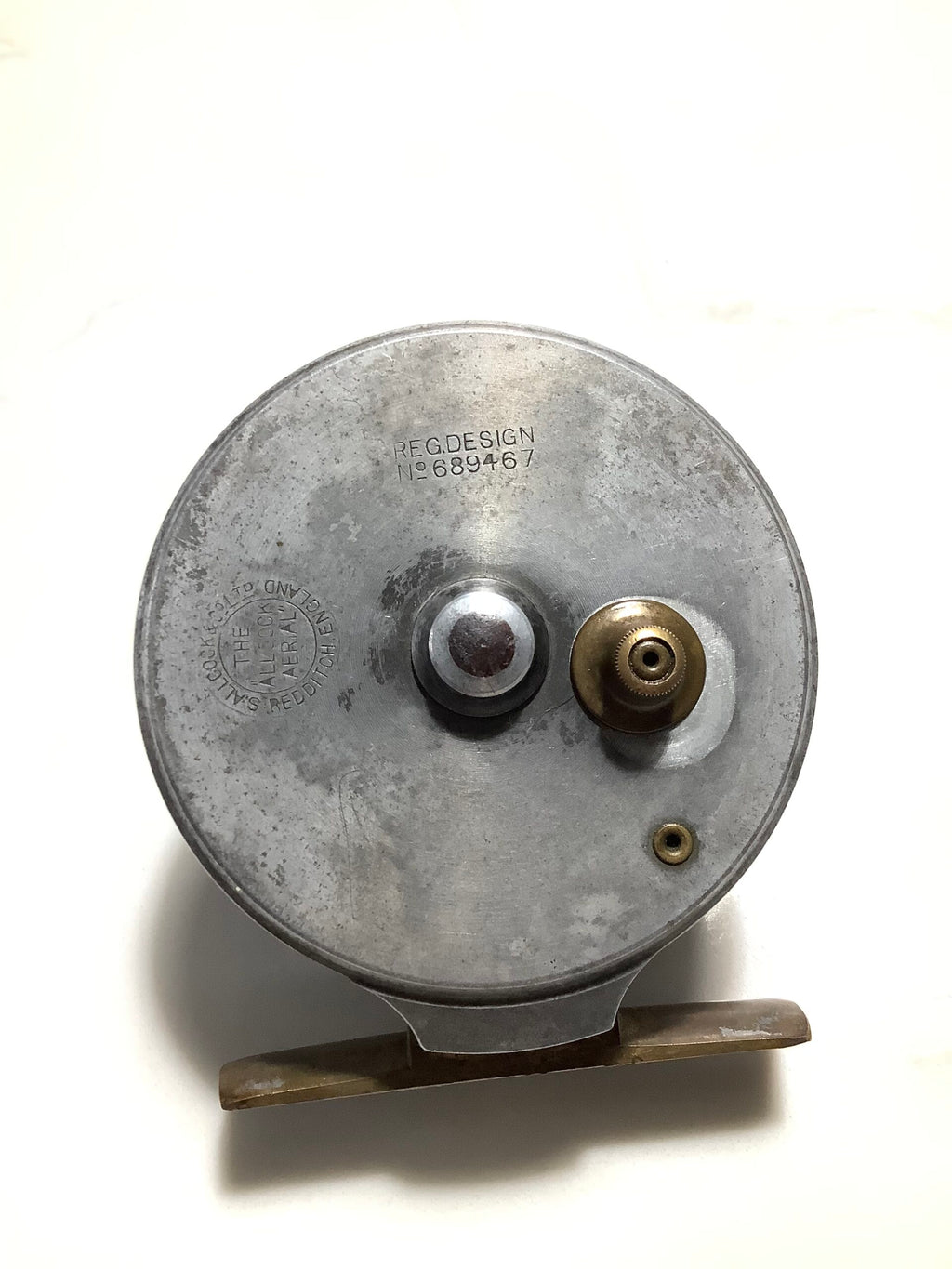 Allcock Co 3” Ventilated Aerial Centrepin with Leather Case
