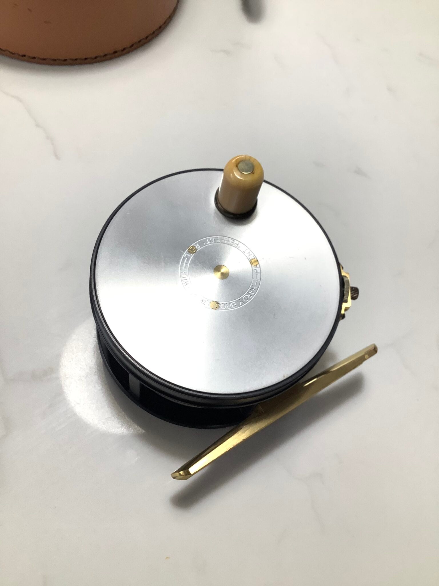 Limited Edition 1912 SPECIAL PERFECT 3 3/4” By Hardy Bros with a Leather Case