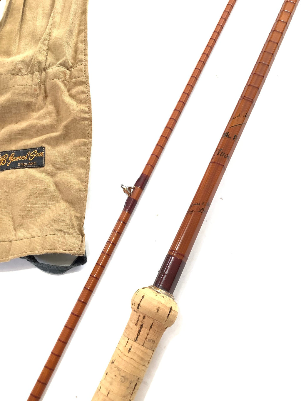 Early EALING B.JAMES RICHARD WALKER MKIV AVON Built Cane Rod
