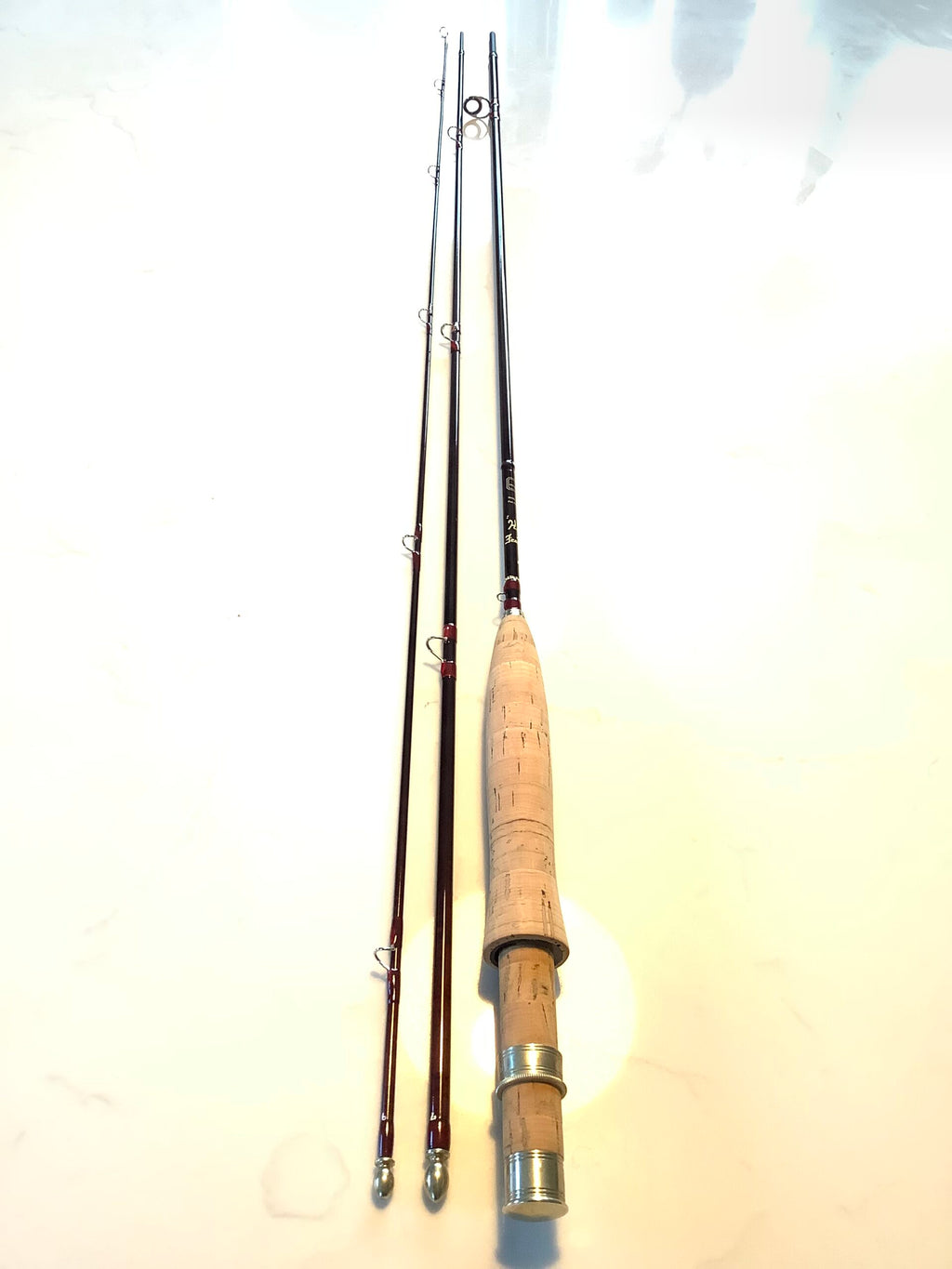 Scarce Hardy Bros “ FEATHERLITE” 8ft three piece Fly Rod