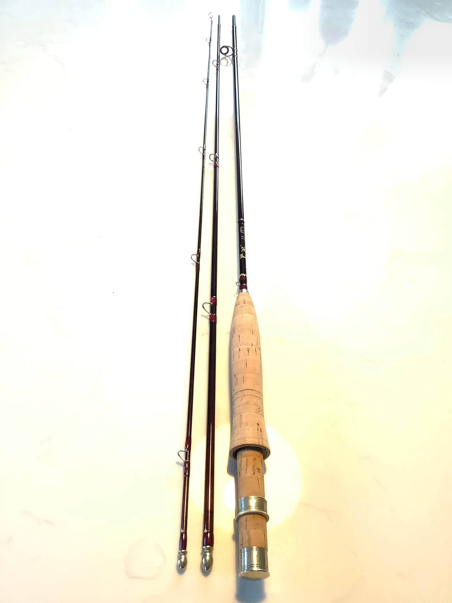 Scarce Hardy Bros “ FEATHERLITE” 8ft three piece Fly Rod