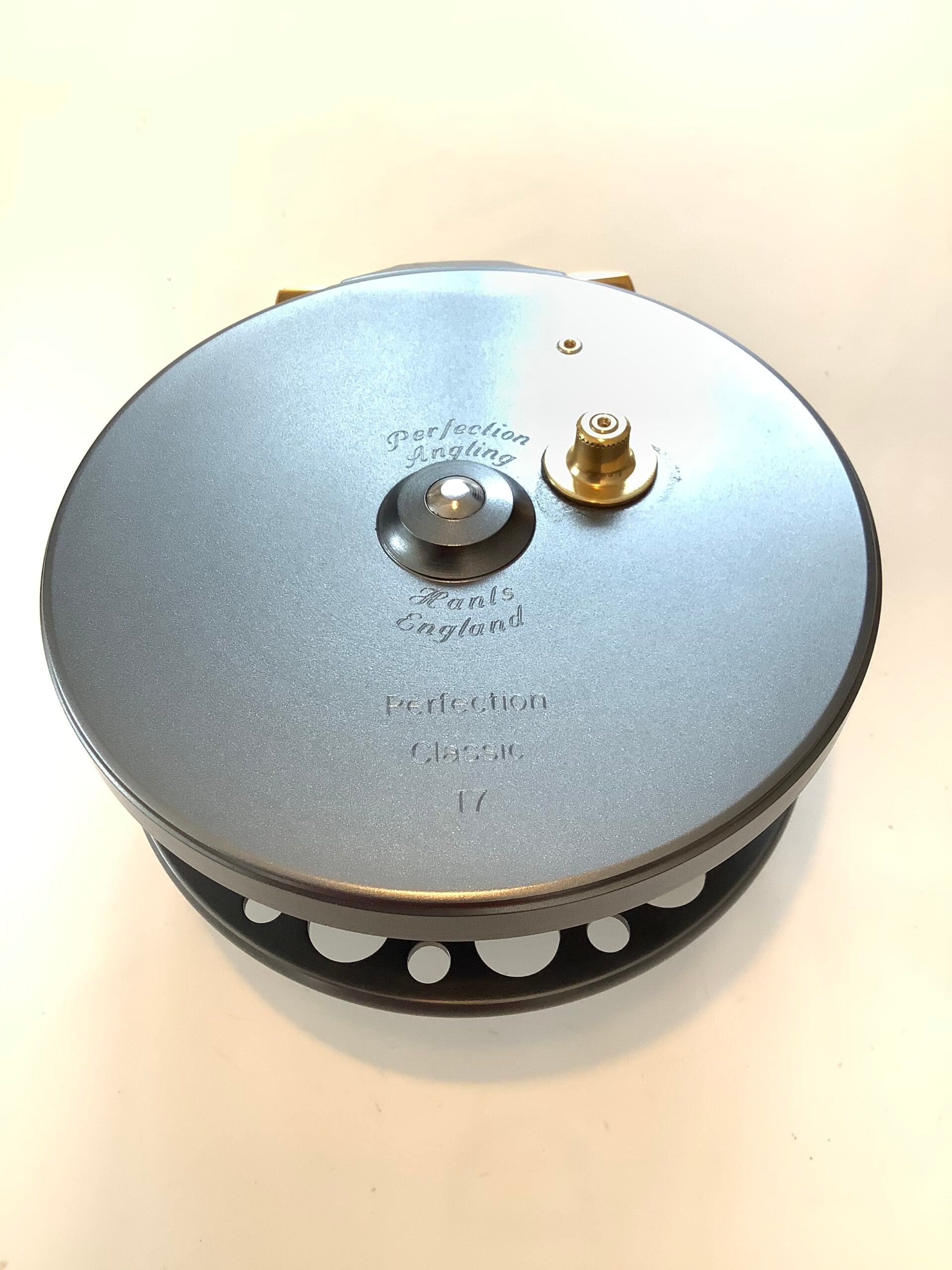 New Garry Mills “ Classic Perfection “ T7 4 1/2” Centrepin Reel