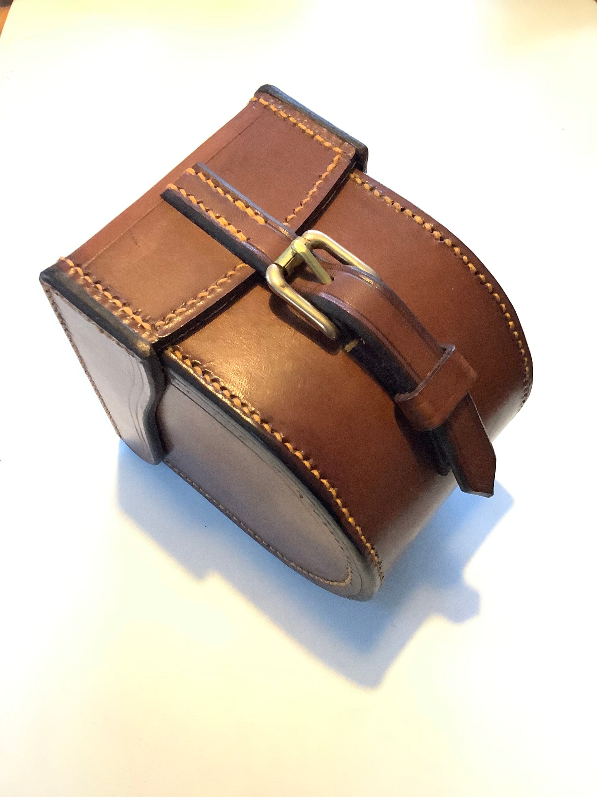 Peter Loam Hand made quality block leather reel cases