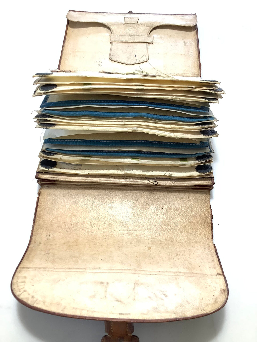 Antique Salmon/Trout Fly Wallet by Rare Maker “ ATKINSON of LANCASTER With Flies