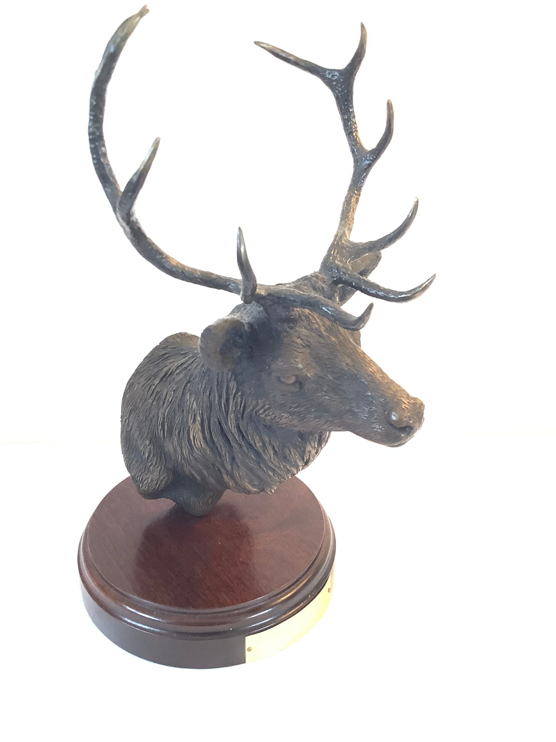 Limited Edition Bronze STAG By WILLIE FORBES Royal Taxidermist at Balmoral and Wildlife Artist in Braemar)