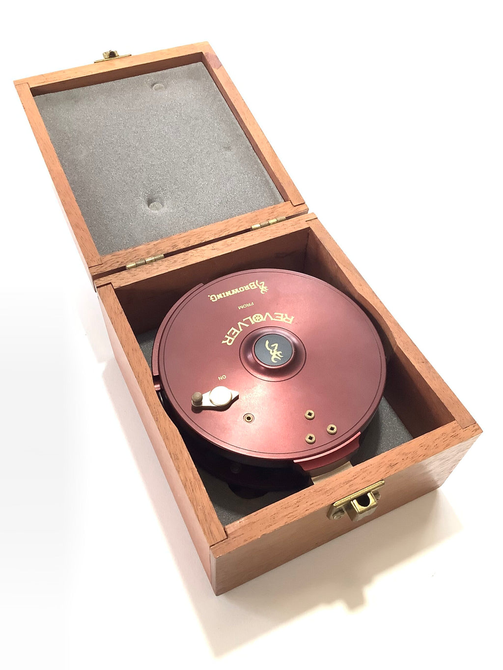The BROWNING REVOLVER Centrepin Reel
