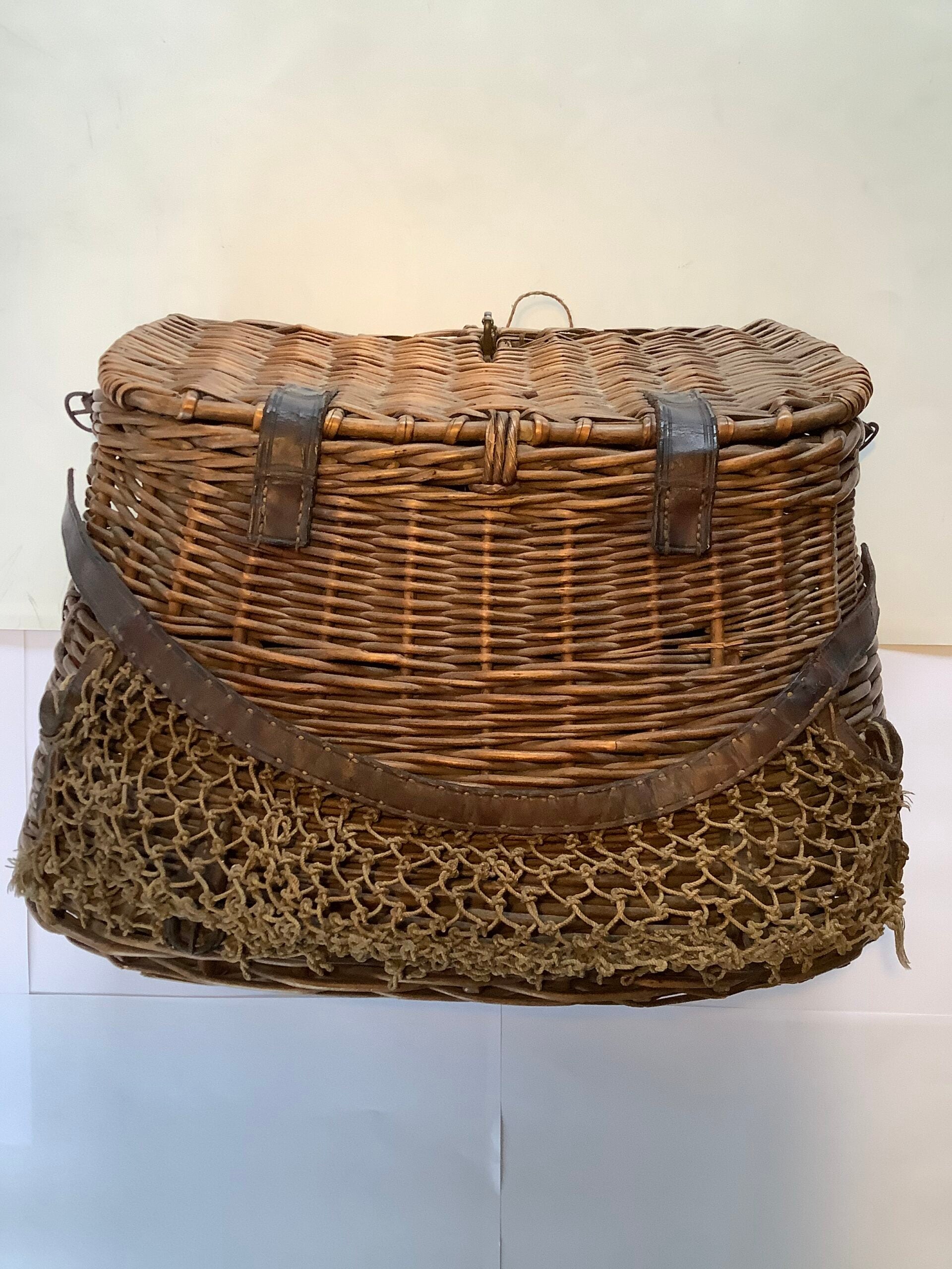 Antique Hardy Bros “ New Perfect” Fisherman’s  Creel